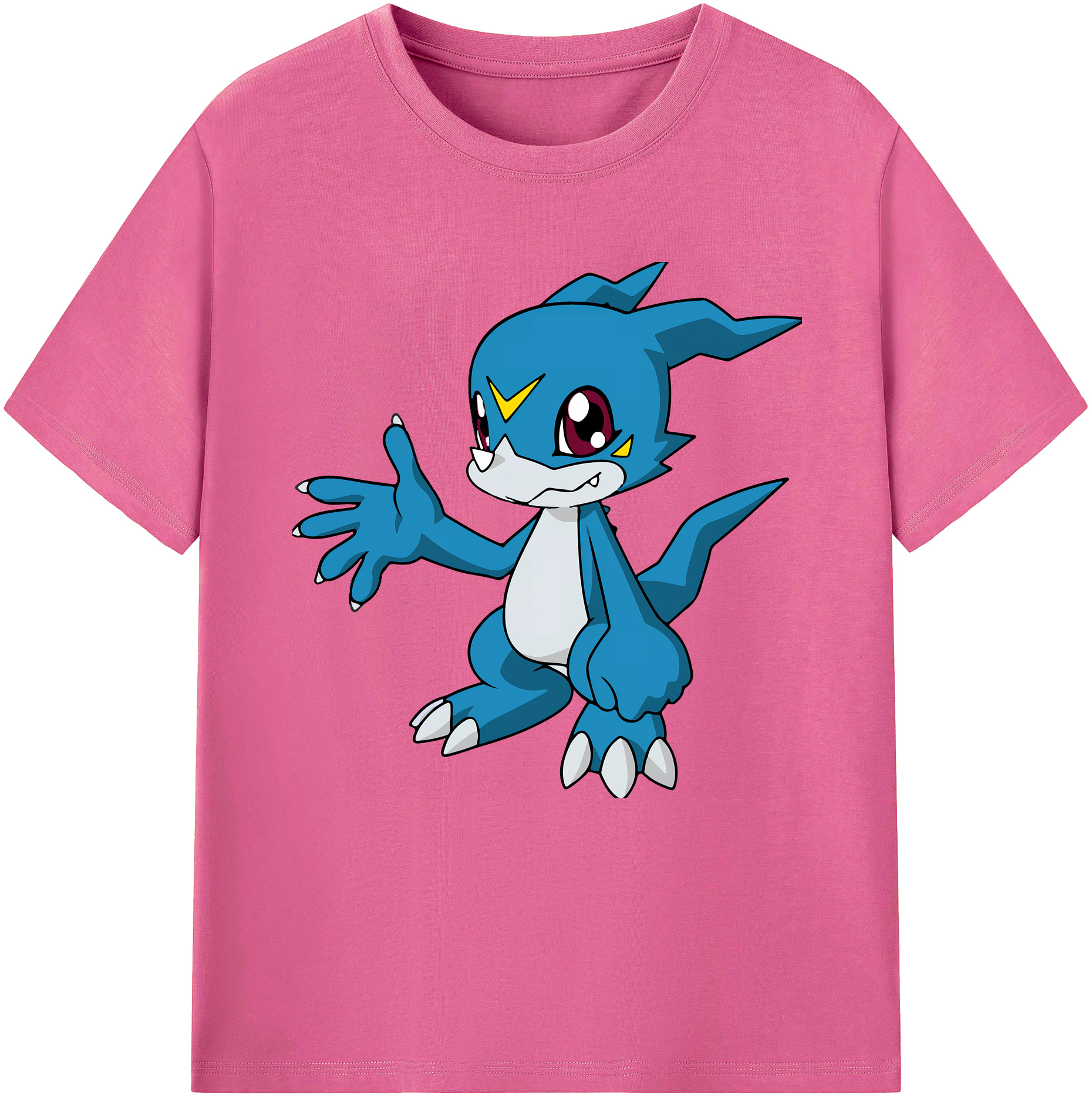 （画像用） Digimon デジタルモンスター/デジモン レディースカジュアルプリントTシャツ（綿100％）