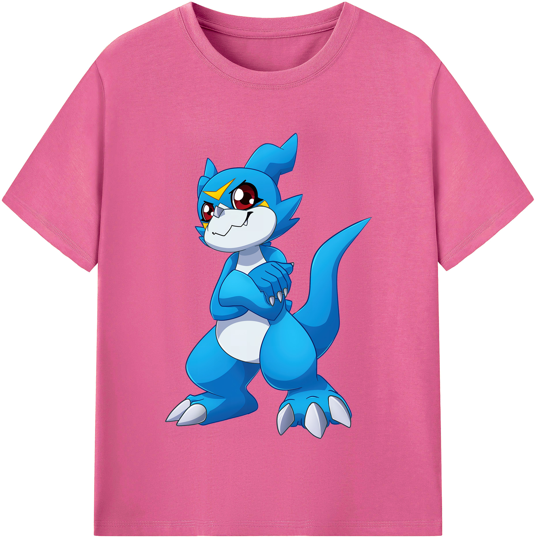 （画像用） Digimon デジタルモンスター/デジモン レディースカジュアルプリントTシャツ（綿100％）