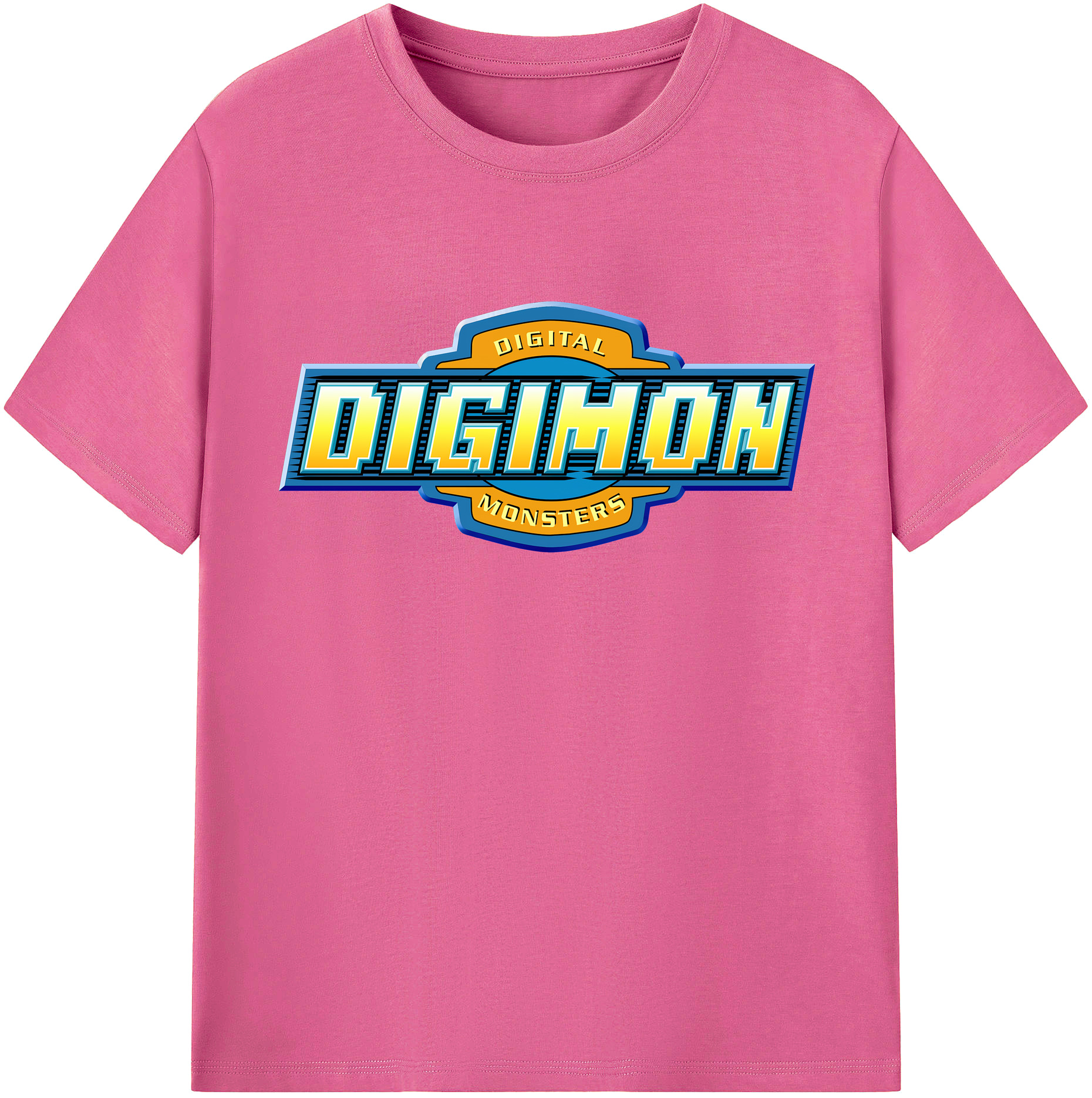（画像用） Digimon デジタルモンスター/デジモン レディースカジュアルプリントTシャツ（綿100％）