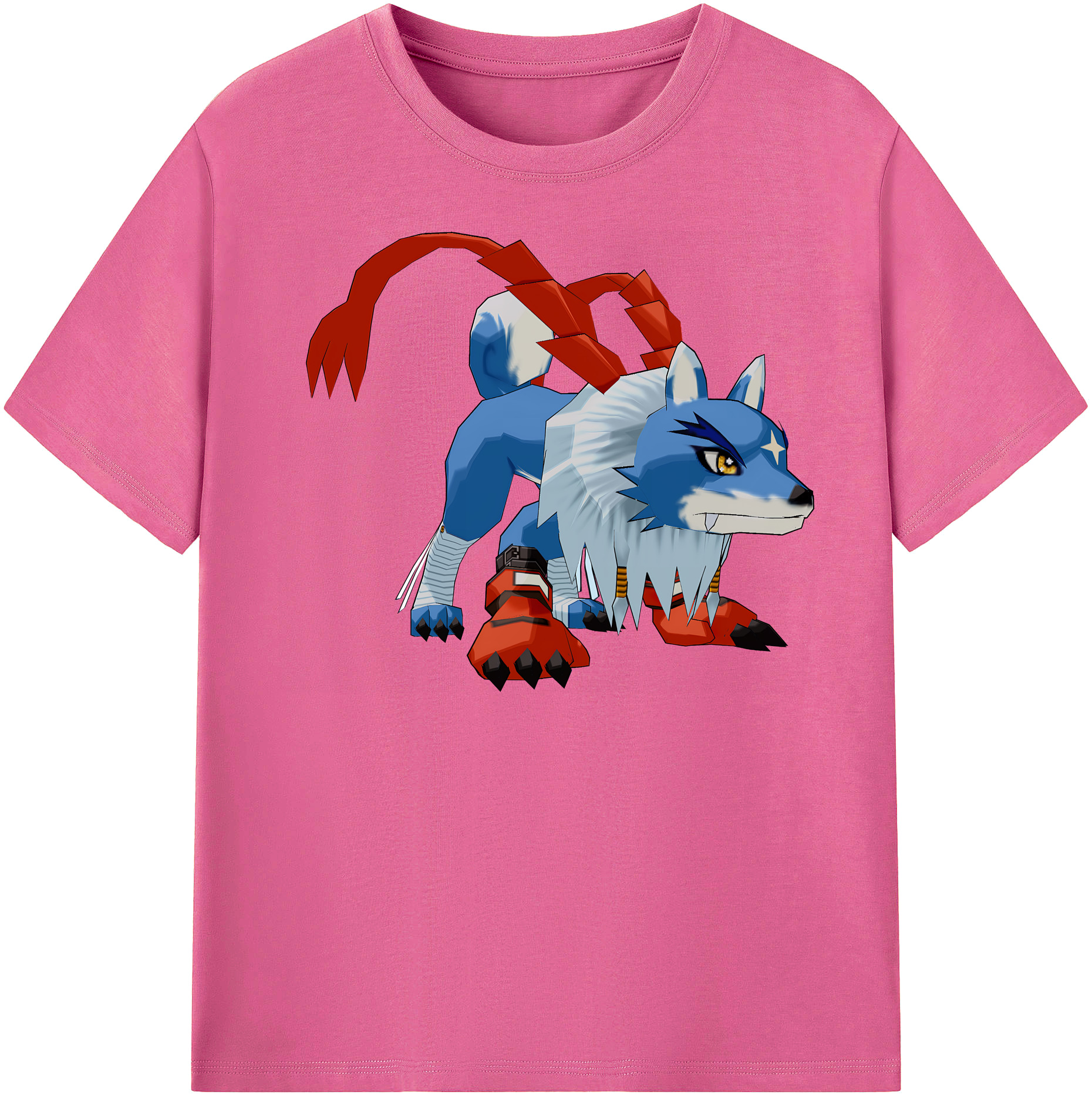 （画像用） Digimon デジタルモンスター/デジモン レディースカジュアルプリントTシャツ（綿100％）