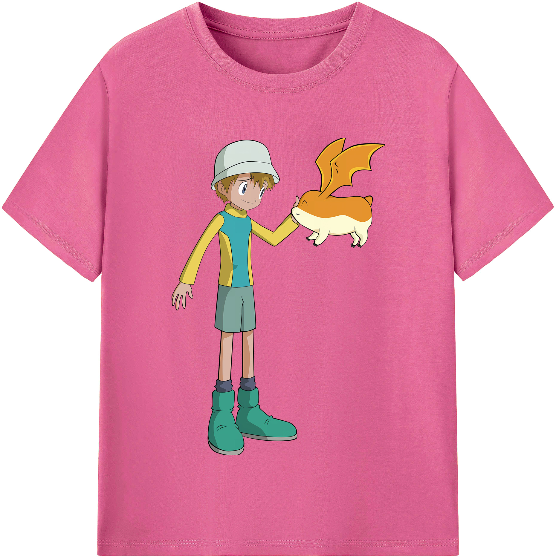 （画像用） Digimon デジタルモンスター/デジモン レディースカジュアルプリントTシャツ（綿100％）