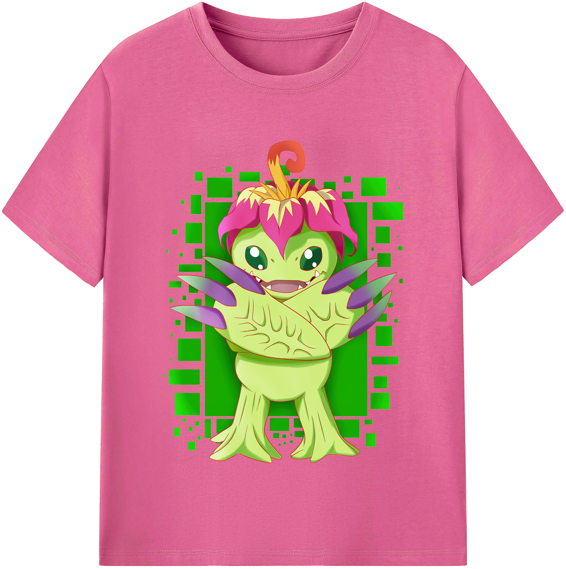 （画像用） Digimon デジタルモンスター/デジモン レディースカジュアルプリントTシャツ（綿100％）
