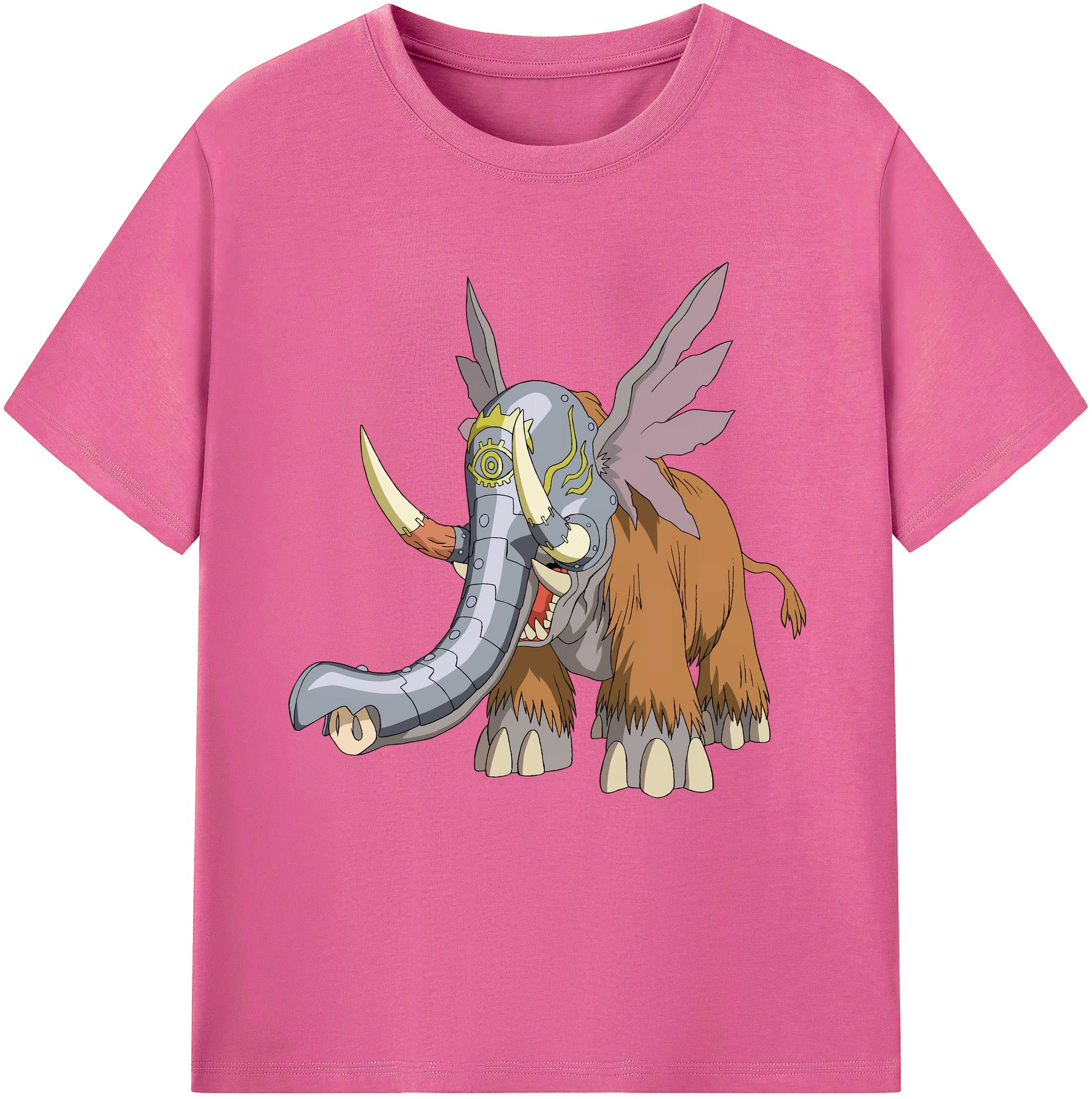 （画像用） Digimon デジタルモンスター/デジモン レディースカジュアルプリントTシャツ（綿100％）