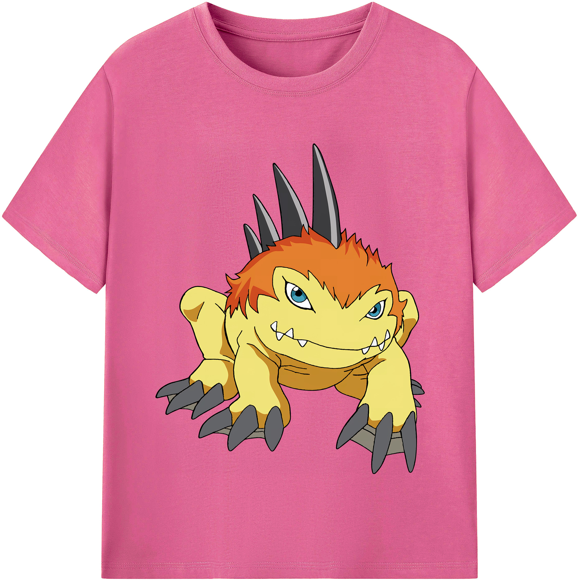 （画像用） Digimon デジタルモンスター/デジモン レディースカジュアルプリントTシャツ（綿100％）
