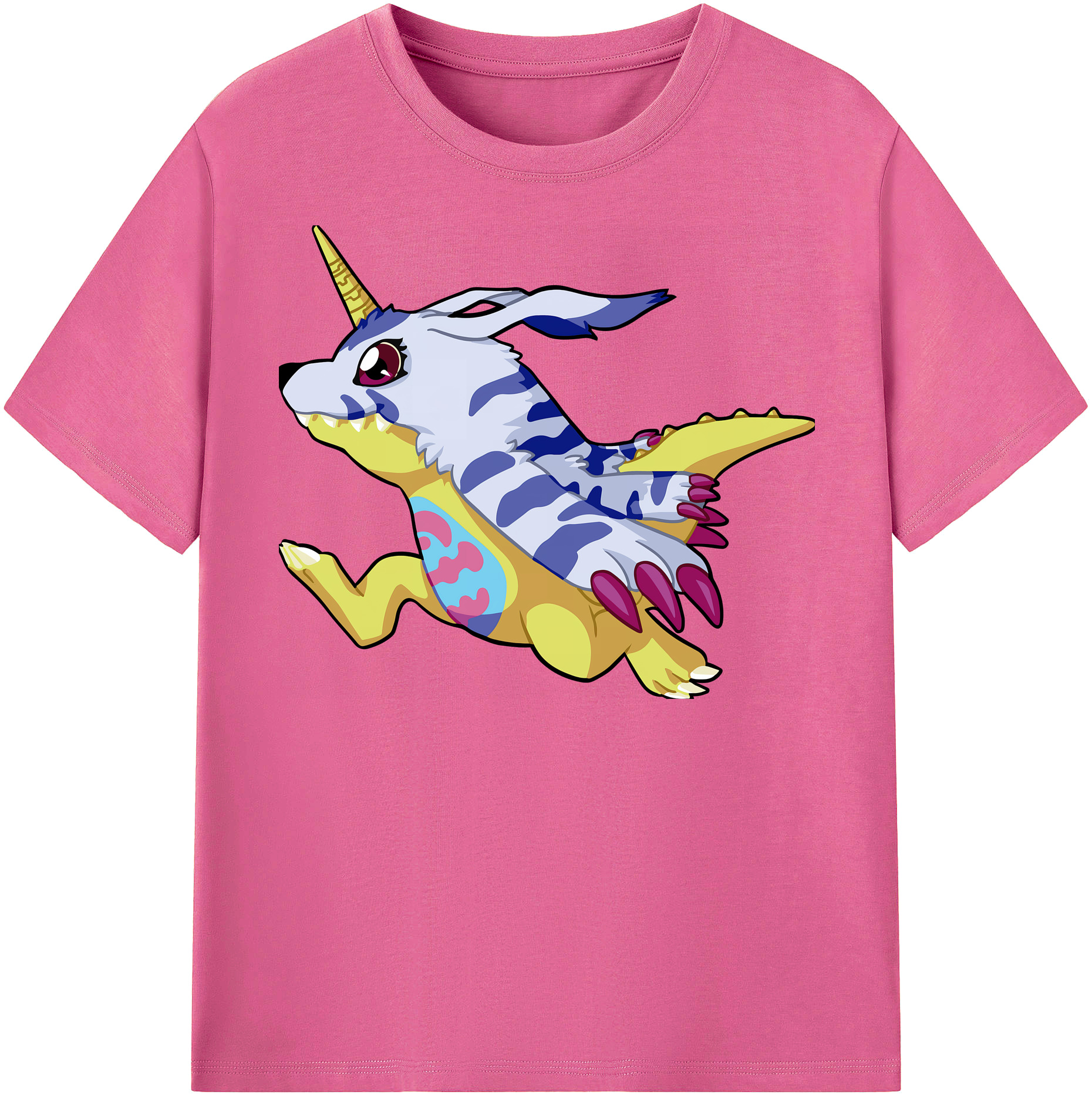 （画像用） Digimon デジタルモンスター/デジモン レディースカジュアルプリントTシャツ（綿100％）