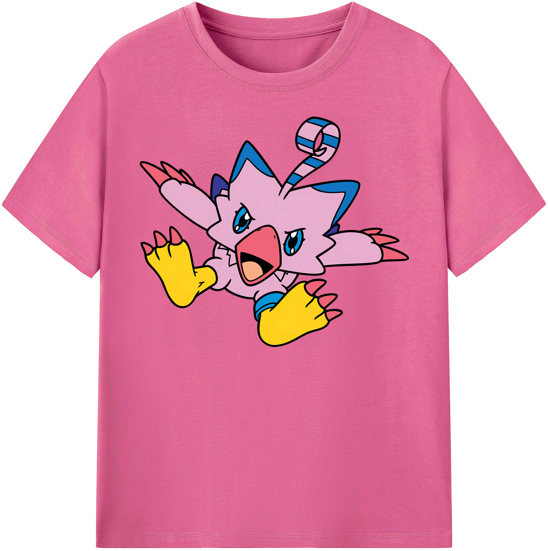 （画像用） Digimon デジタルモンスター/デジモン レディースカジュアルプリントTシャツ（綿100％）