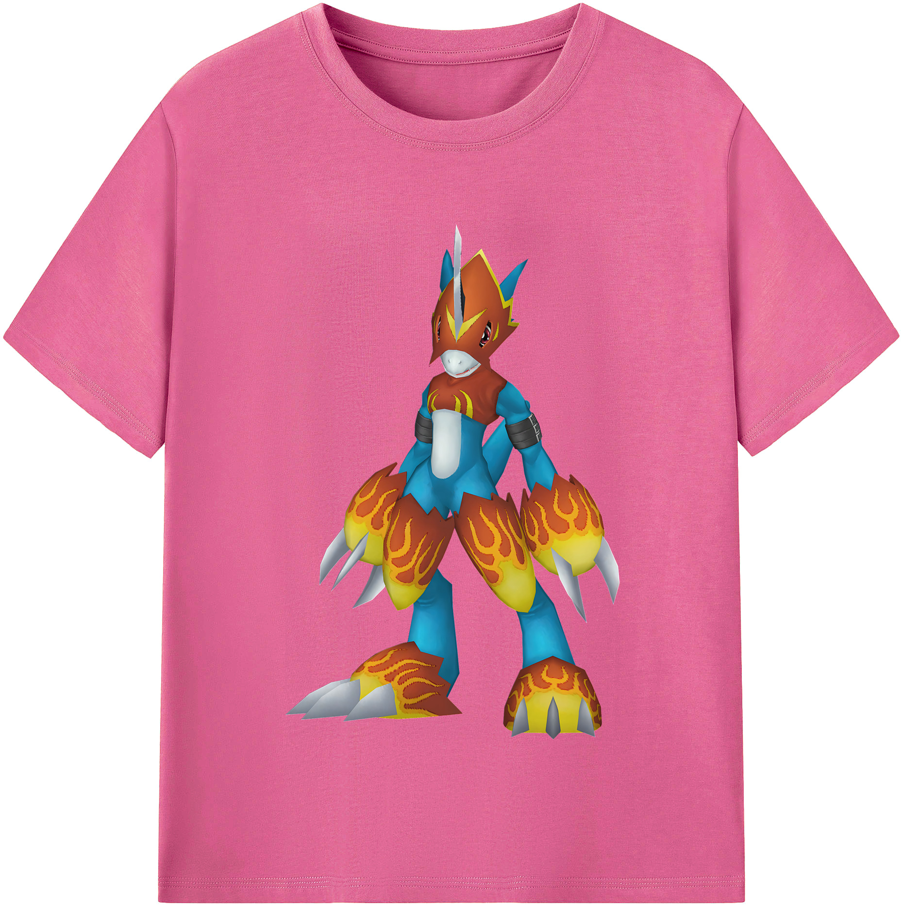 （画像用） Digimon デジタルモンスター/デジモン レディースカジュアルプリントTシャツ（綿100％）