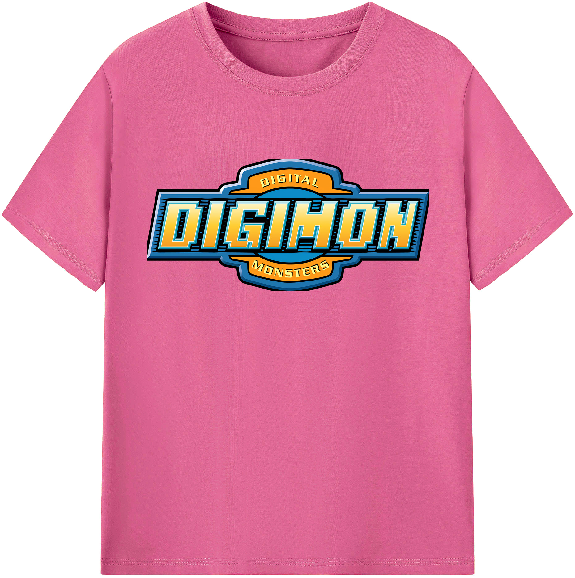 （画像用） Digimon デジタルモンスター/デジモン レディースカジュアルプリントTシャツ（綿100％）