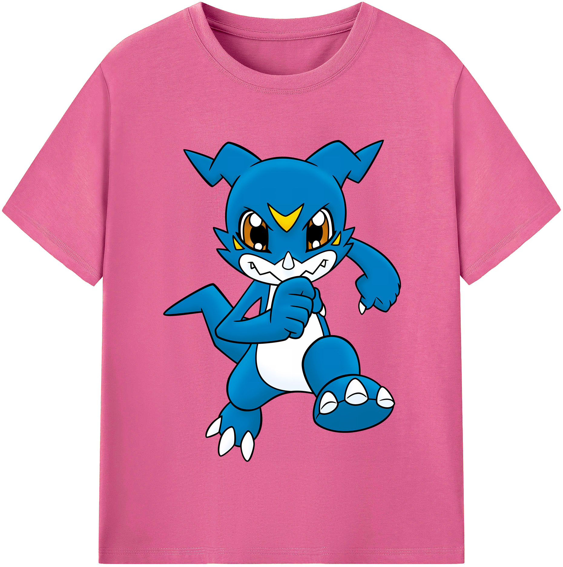 （画像用） Digimon デジタルモンスター/デジモン レディースカジュアルプリントTシャツ（綿100％）