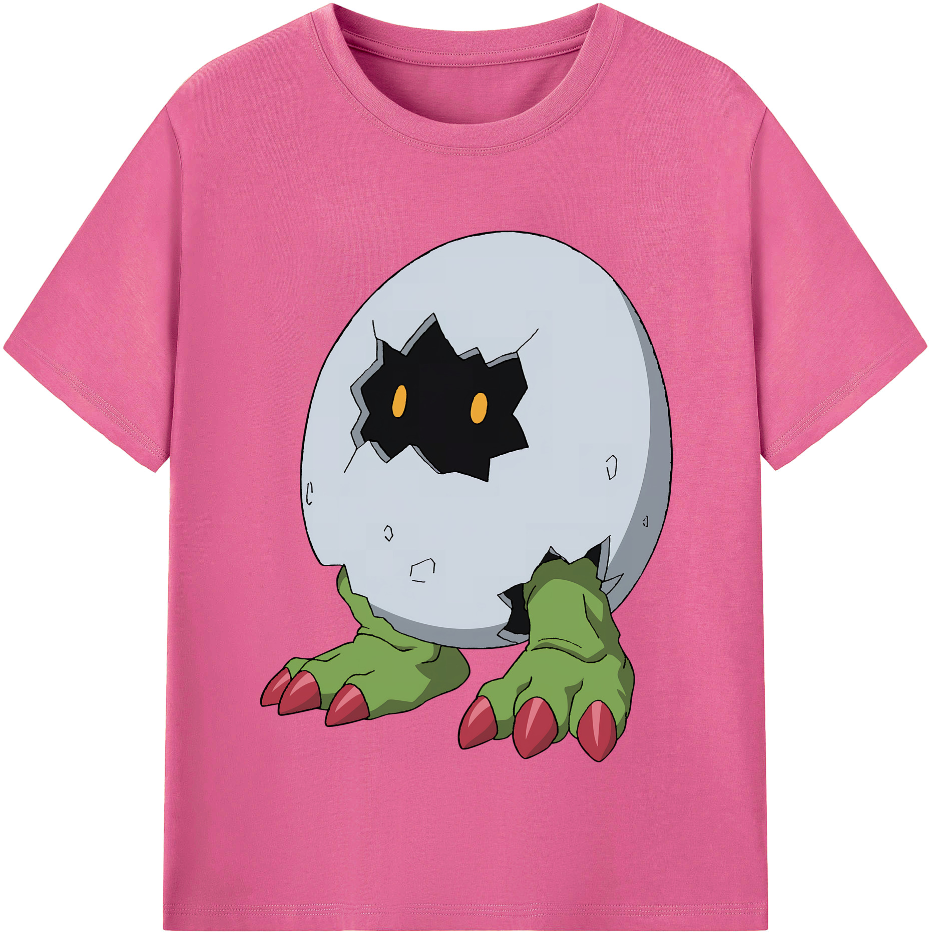 （画像用） Digimon デジタルモンスター/デジモン レディースカジュアルプリントTシャツ（綿100％）