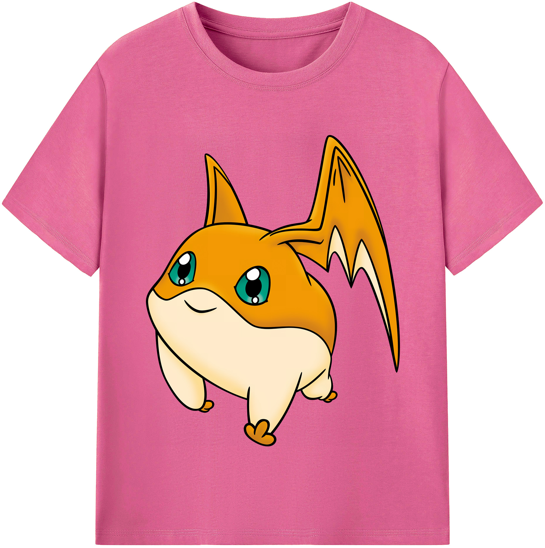 （画像用） Digimon デジタルモンスター/デジモン レディースカジュアルプリントTシャツ（綿100％）
