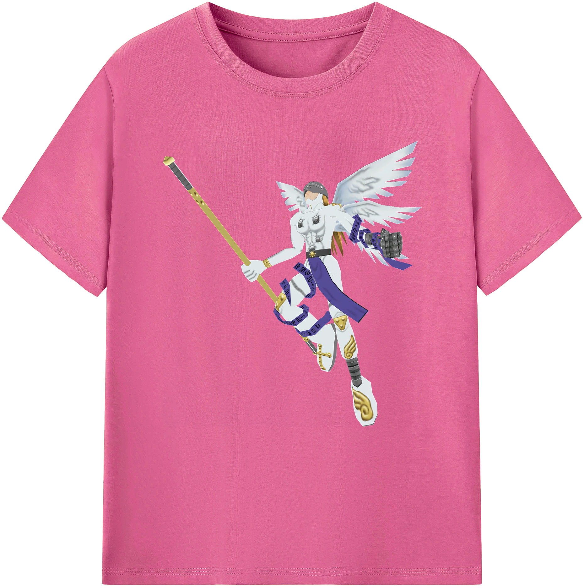 （画像用） Digimon デジタルモンスター/デジモン レディースカジュアルプリントTシャツ（綿100％）