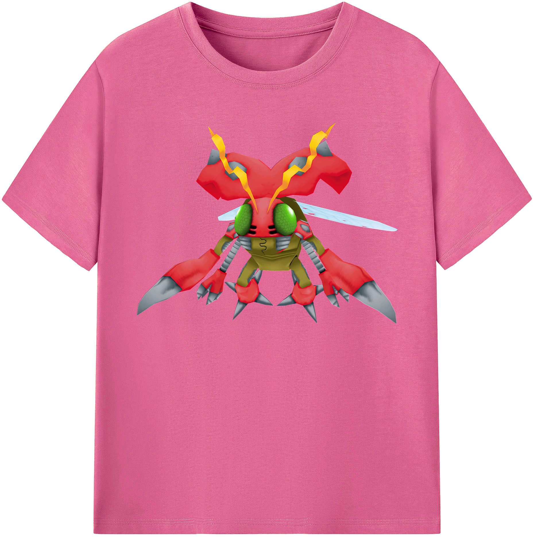 （画像用） Digimon デジタルモンスター/デジモン レディースカジュアルプリントTシャツ（綿100％）