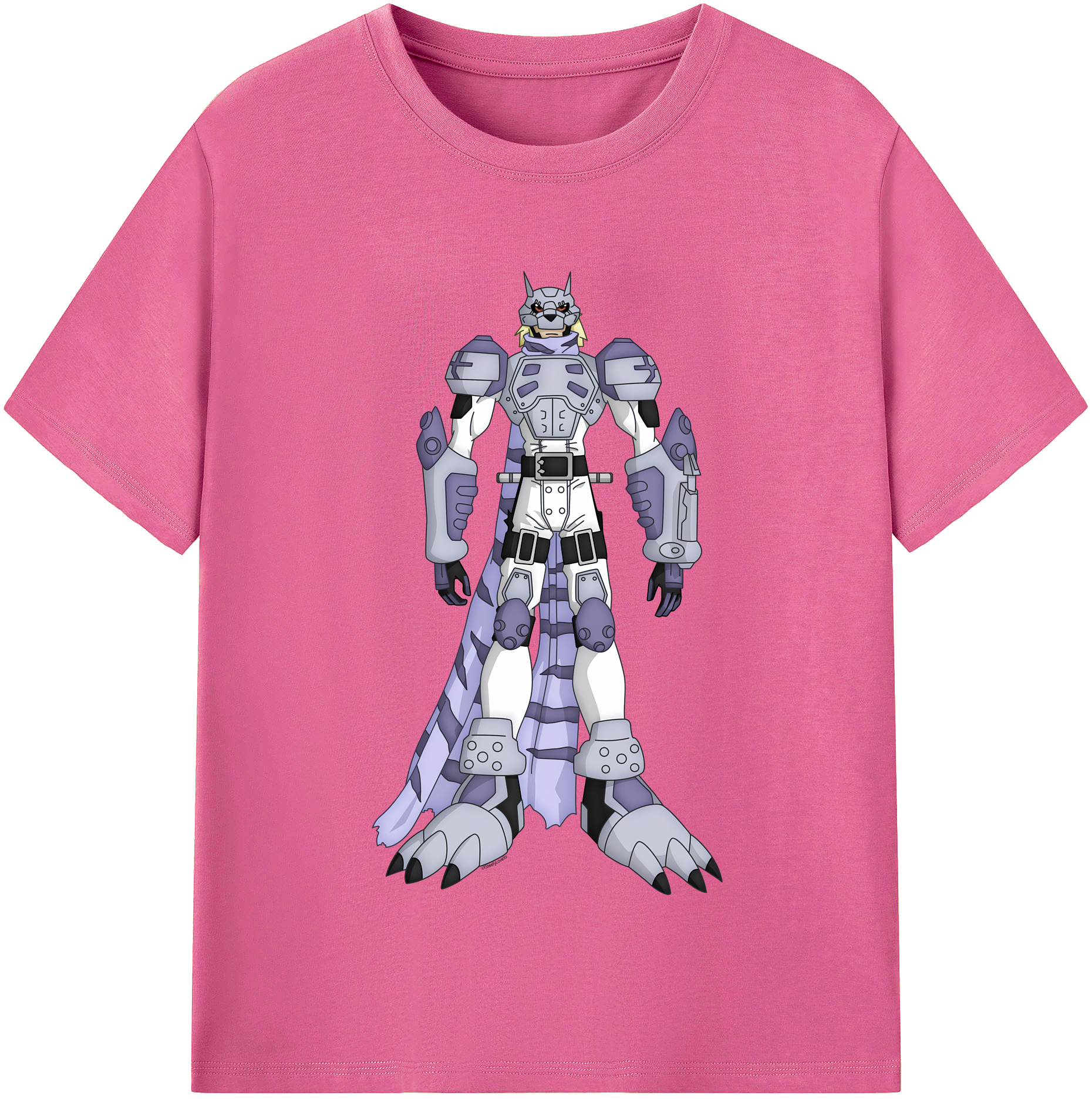 （画像用） Digimon デジタルモンスター/デジモン レディースカジュアルプリントTシャツ（綿100％）