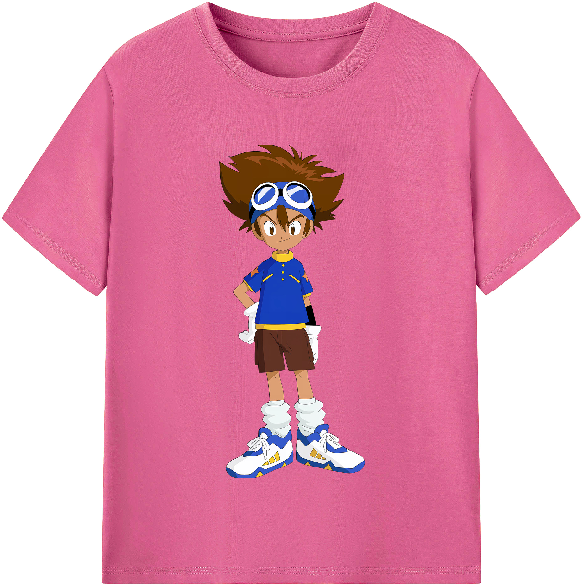 （画像用） Digimon デジタルモンスター/デジモン レディースカジュアルプリントTシャツ（綿100％）
