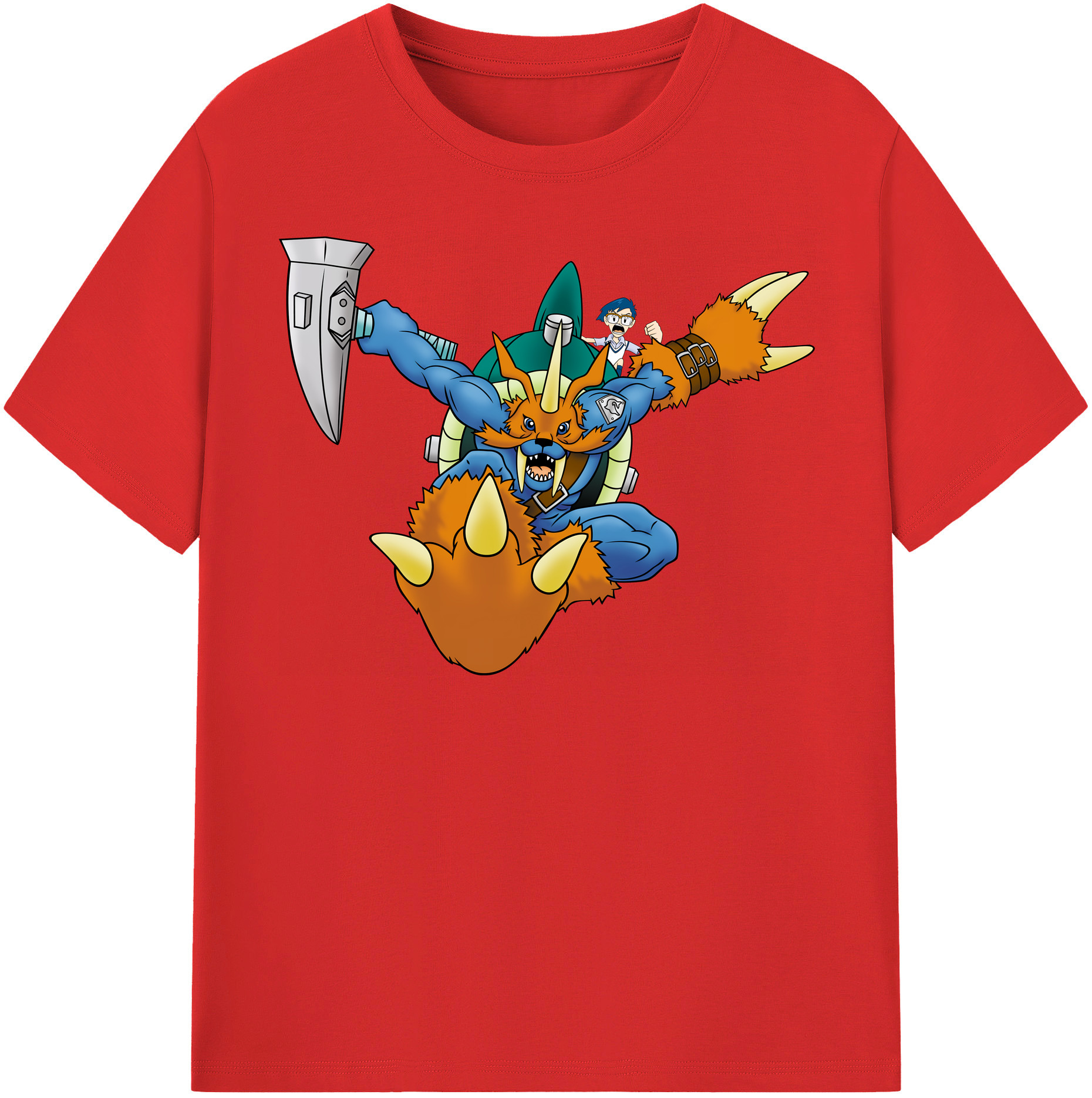 （画像用） Digimon デジタルモンスター/デジモン レディースカジュアルプリントTシャツ（綿100％）