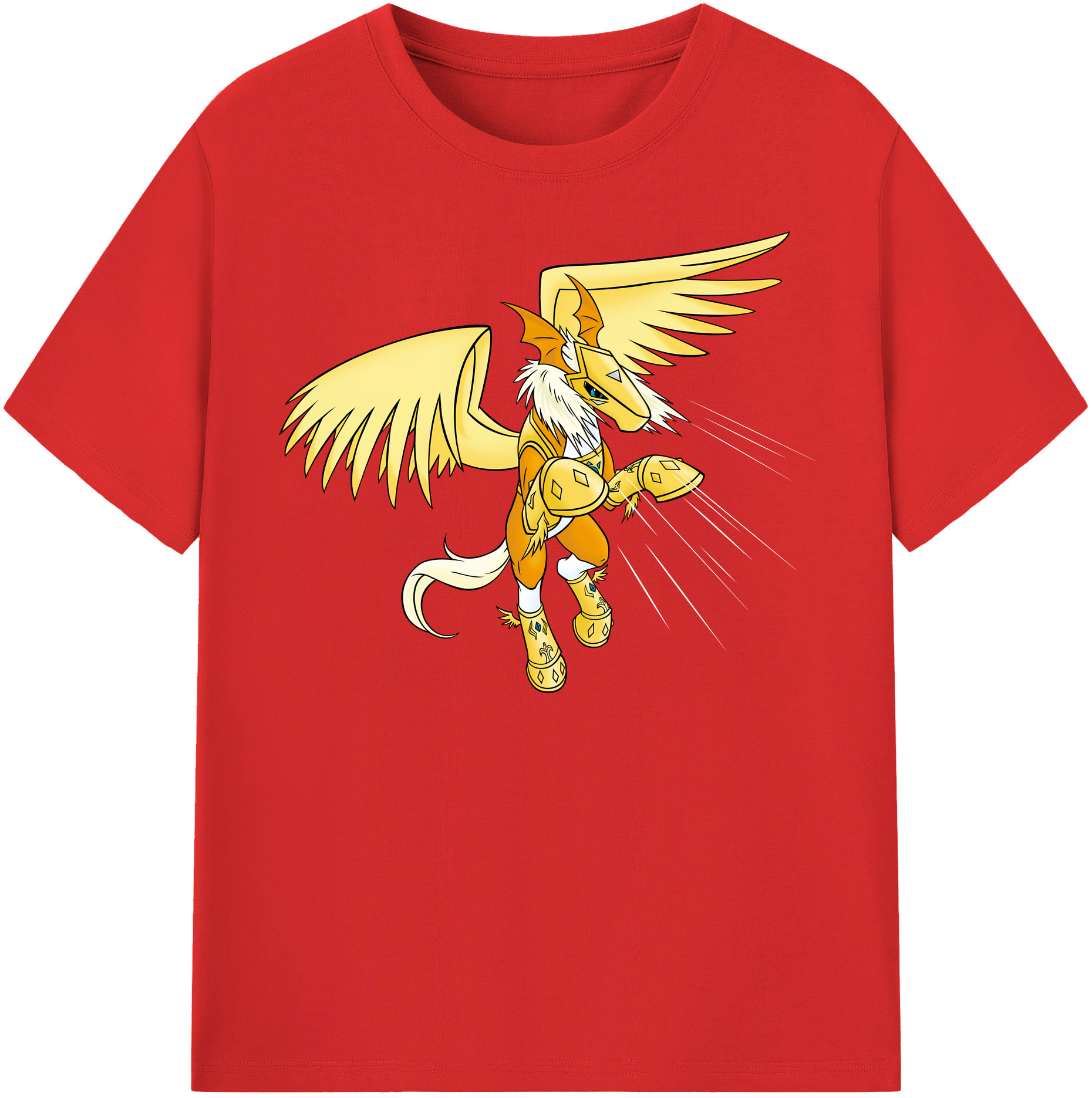 （画像用） Digimon デジタルモンスター/デジモン レディースカジュアルプリントTシャツ（綿100％）
