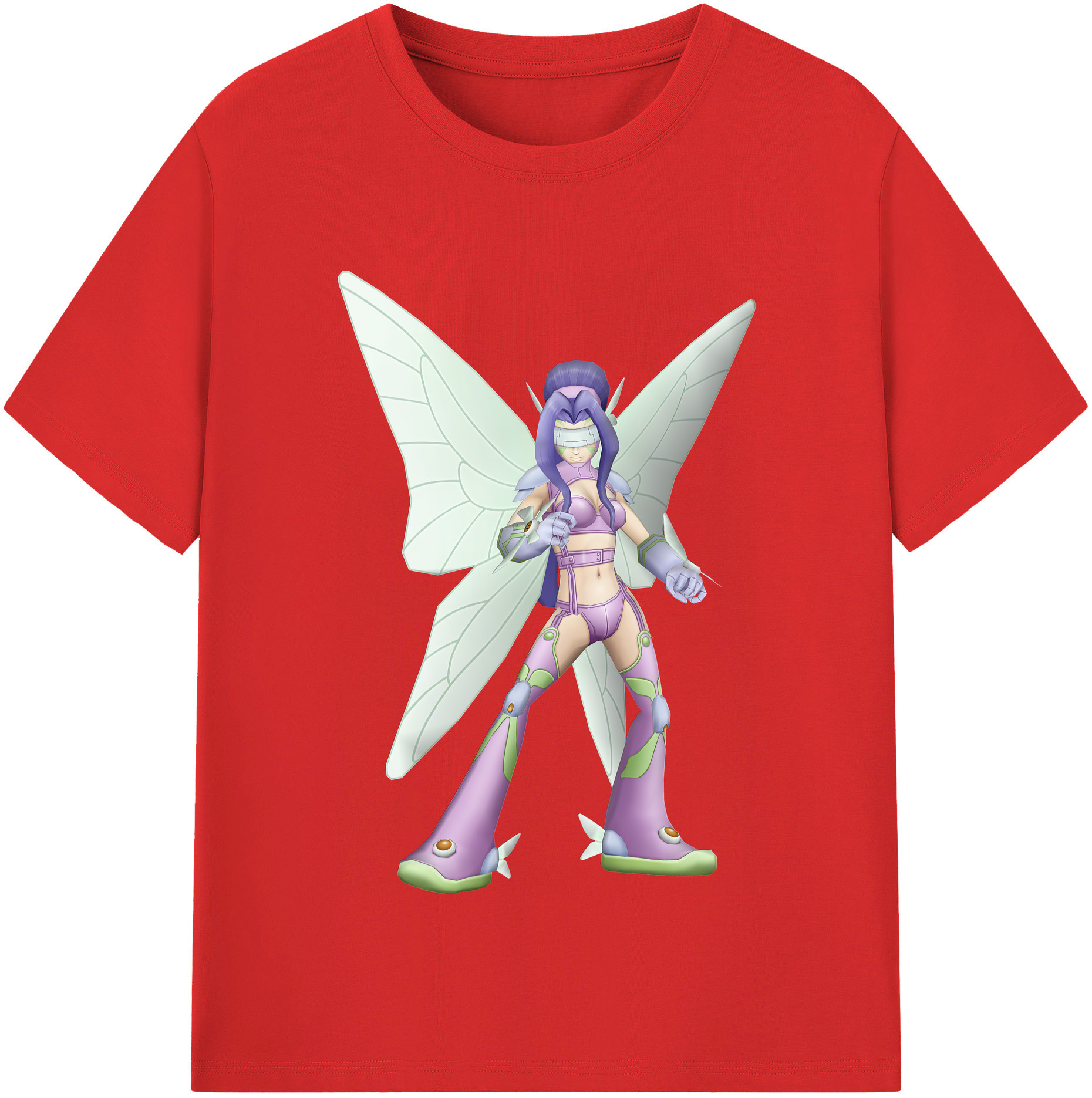（画像用） Digimon デジタルモンスター/デジモン レディースカジュアルプリントTシャツ（綿100％）