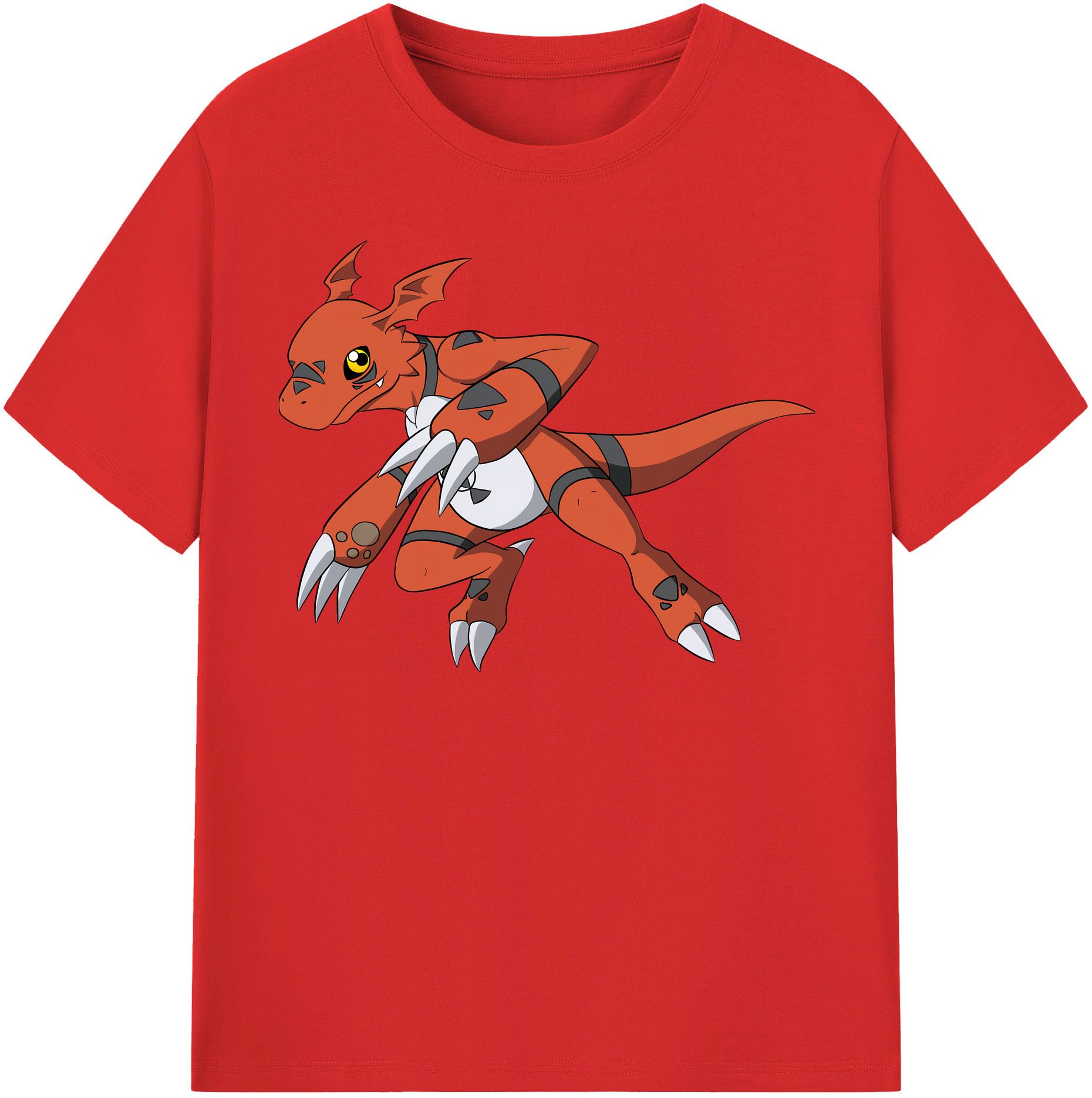（画像用） Digimon デジタルモンスター/デジモン レディースカジュアルプリントTシャツ（綿100％）