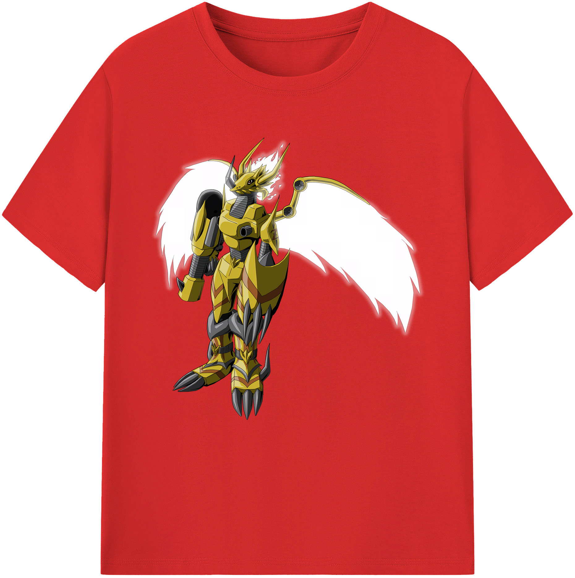 （画像用） Digimon デジタルモンスター/デジモン レディースカジュアルプリントTシャツ（綿100％）