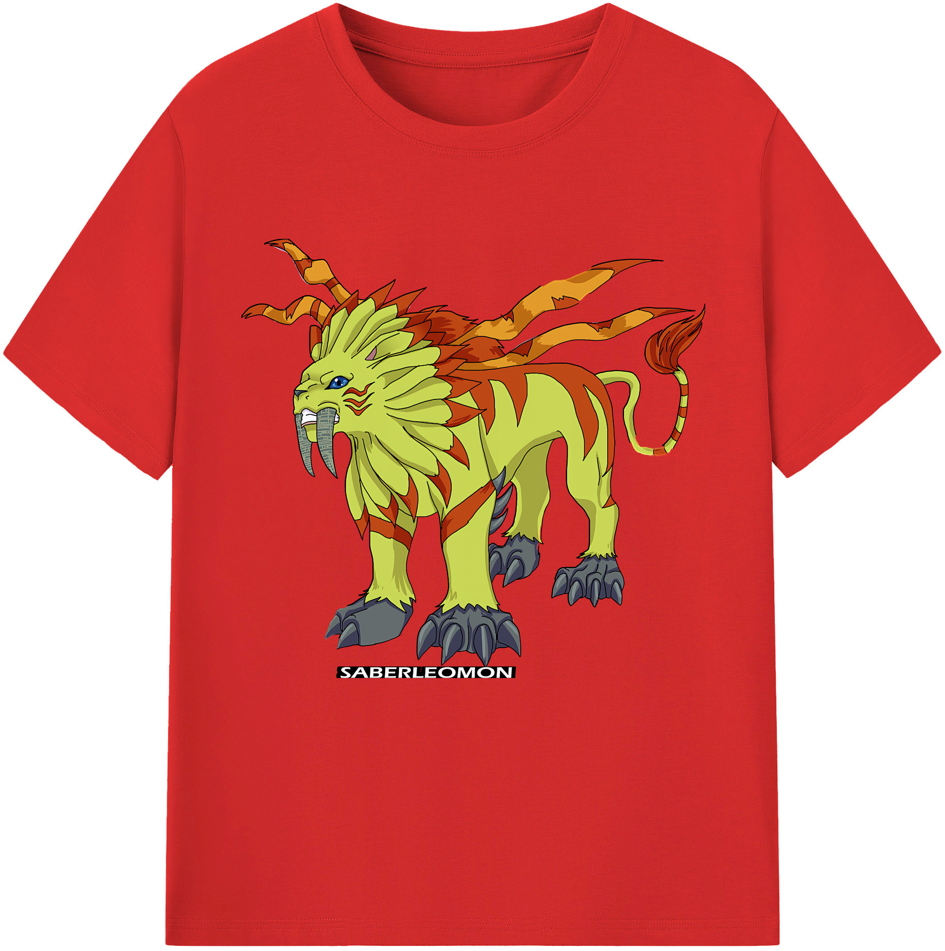 （画像用） Digimon デジタルモンスター/デジモン レディースカジュアルプリントTシャツ（綿100％）