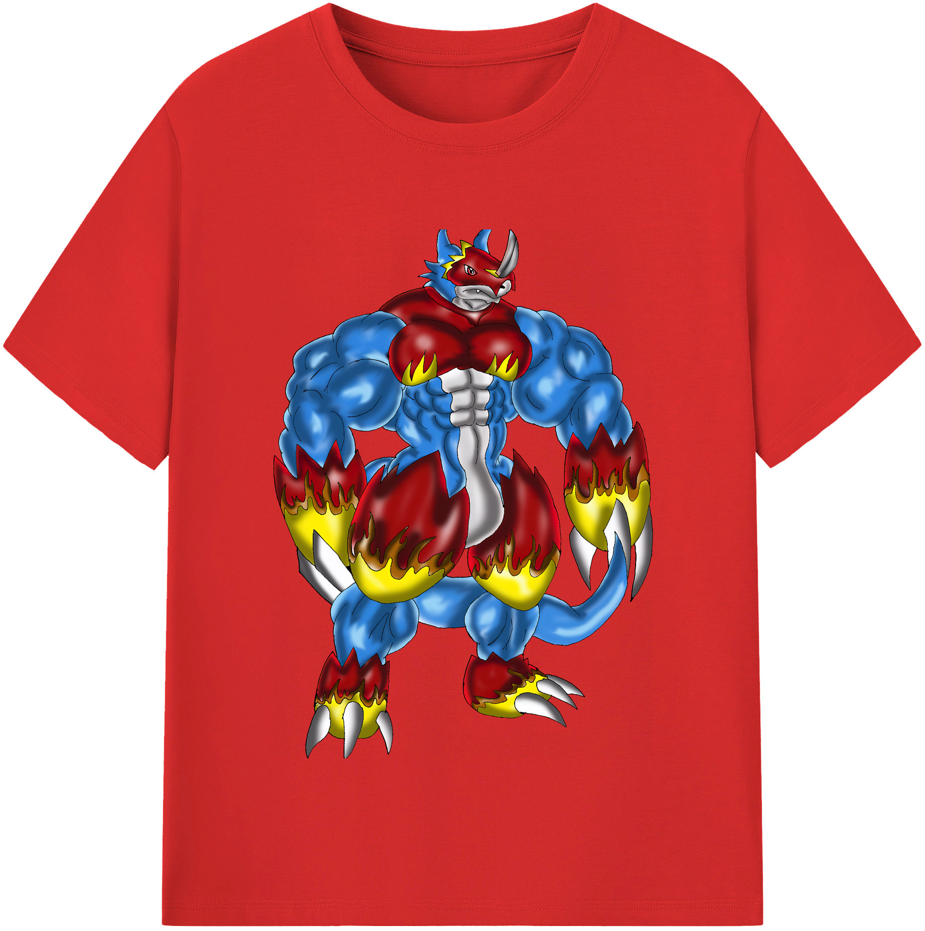 （画像用） Digimon デジタルモンスター/デジモン レディースカジュアルプリントTシャツ（綿100％）