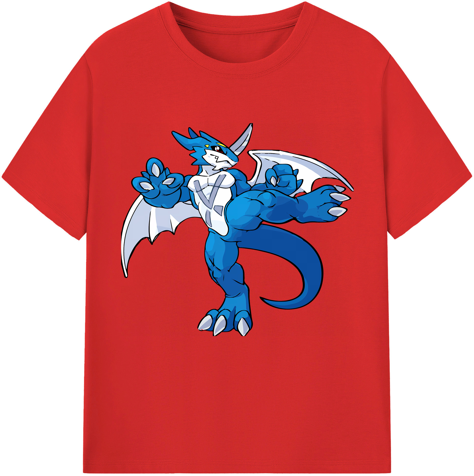 （画像用） Digimon デジタルモンスター/デジモン レディースカジュアルプリントTシャツ（綿100％）