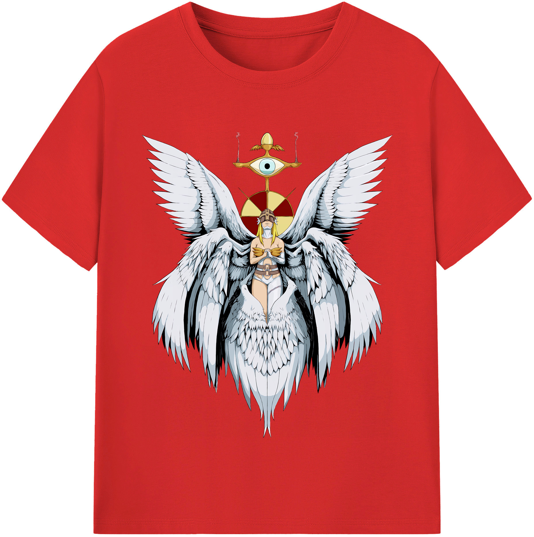 （画像用） Digimon デジタルモンスター/デジモン レディースカジュアルプリントTシャツ（綿100％）