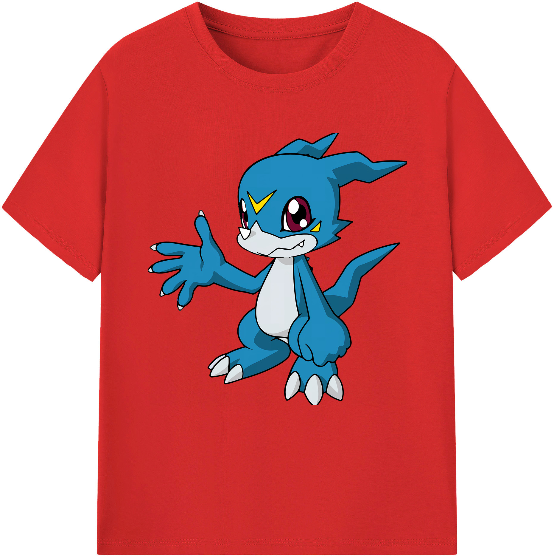 （画像用） Digimon デジタルモンスター/デジモン レディースカジュアルプリントTシャツ（綿100％）