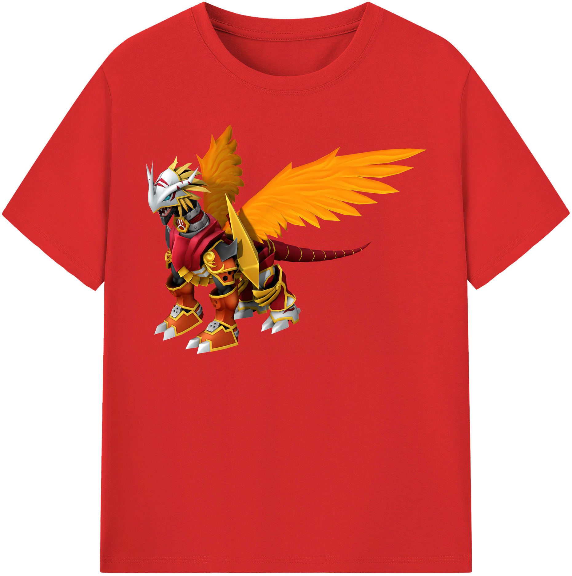 （画像用） Digimon デジタルモンスター/デジモン レディースカジュアルプリントTシャツ（綿100％）