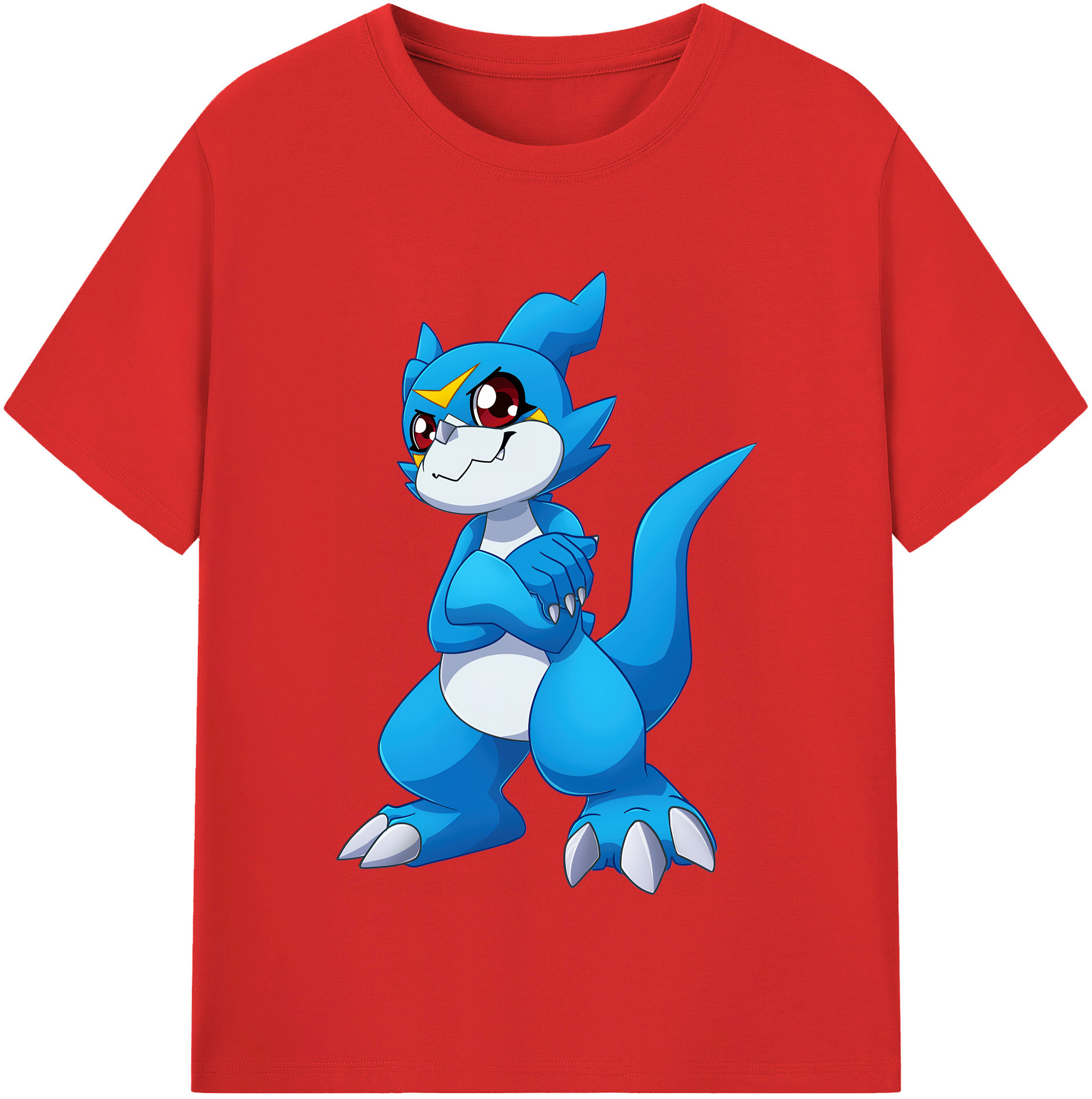 （画像用） Digimon デジタルモンスター/デジモン レディースカジュアルプリントTシャツ（綿100％）