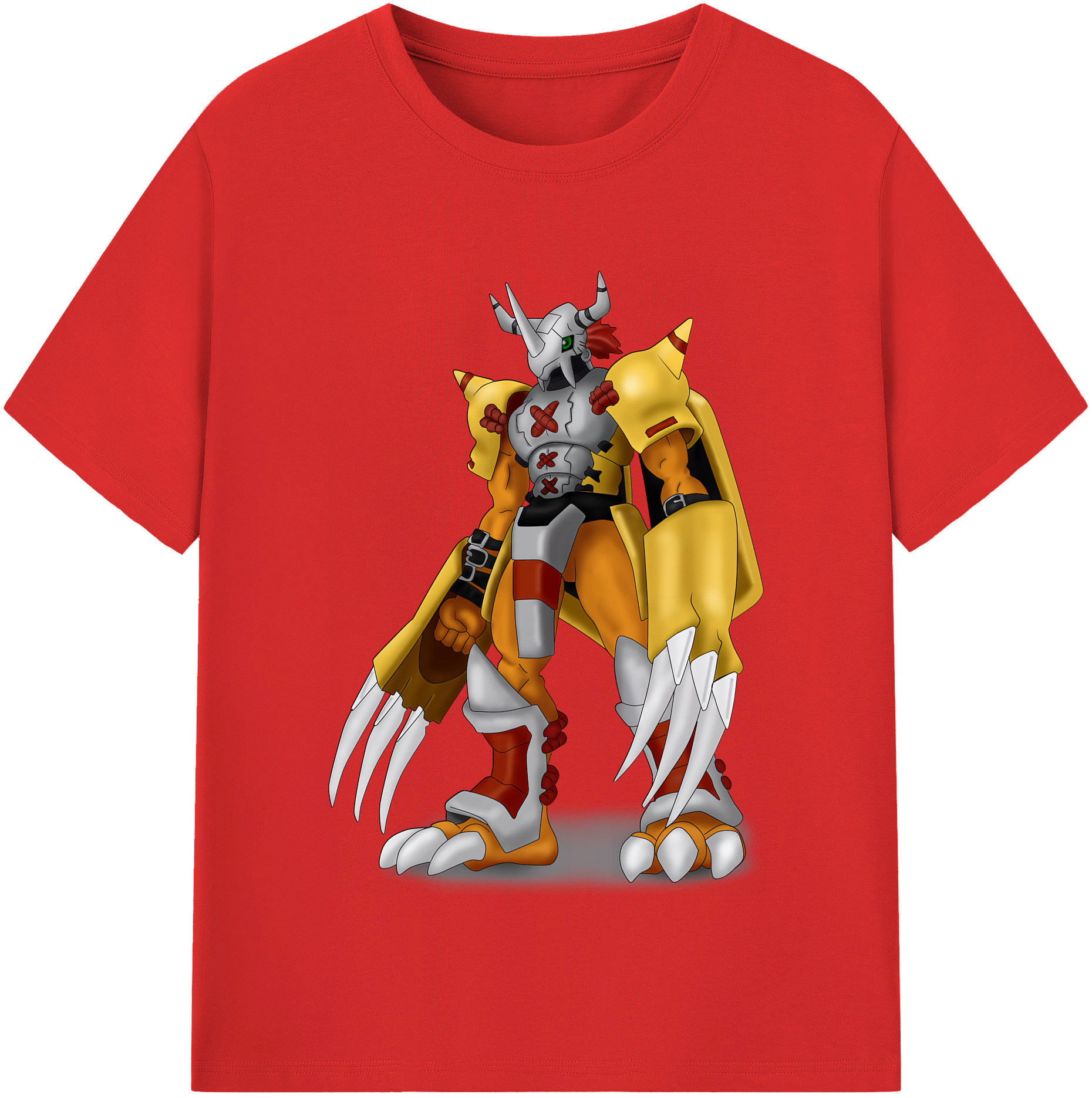 （画像用） Digimon デジタルモンスター/デジモン レディースカジュアルプリントTシャツ（綿100％）