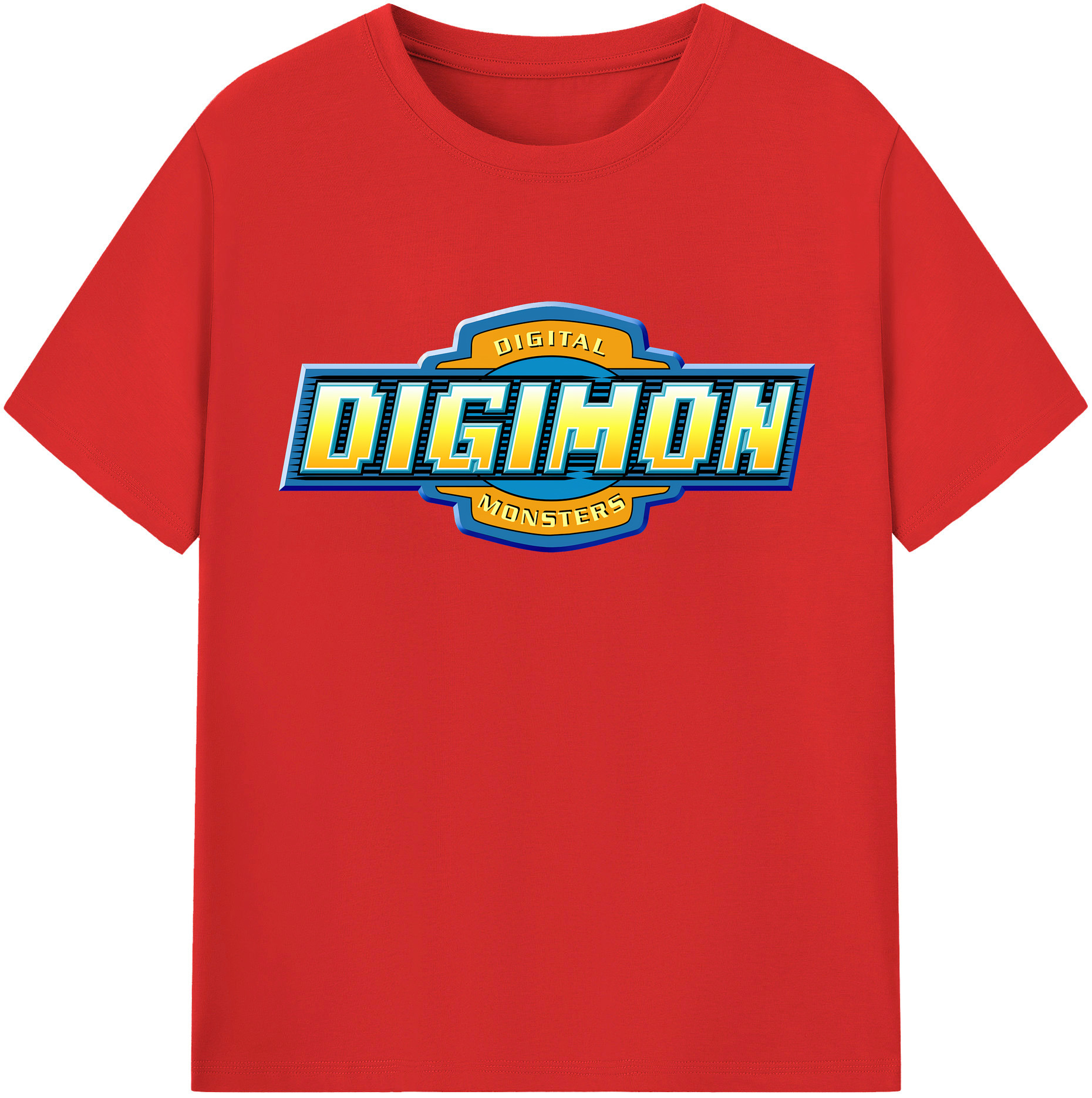 （画像用） Digimon デジタルモンスター/デジモン レディースカジュアルプリントTシャツ（綿100％）