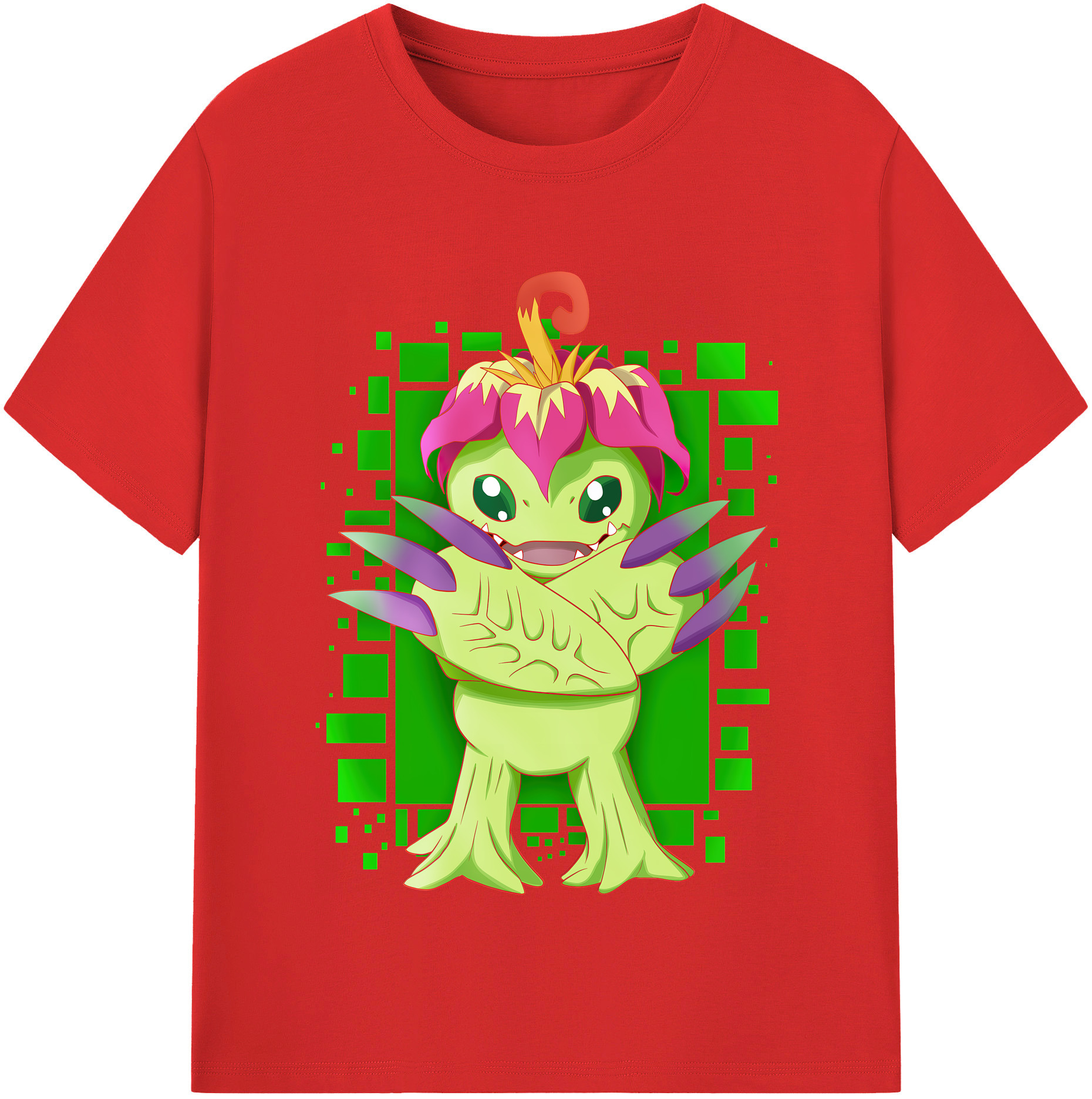 （画像用） Digimon デジタルモンスター/デジモン レディースカジュアルプリントTシャツ（綿100％）