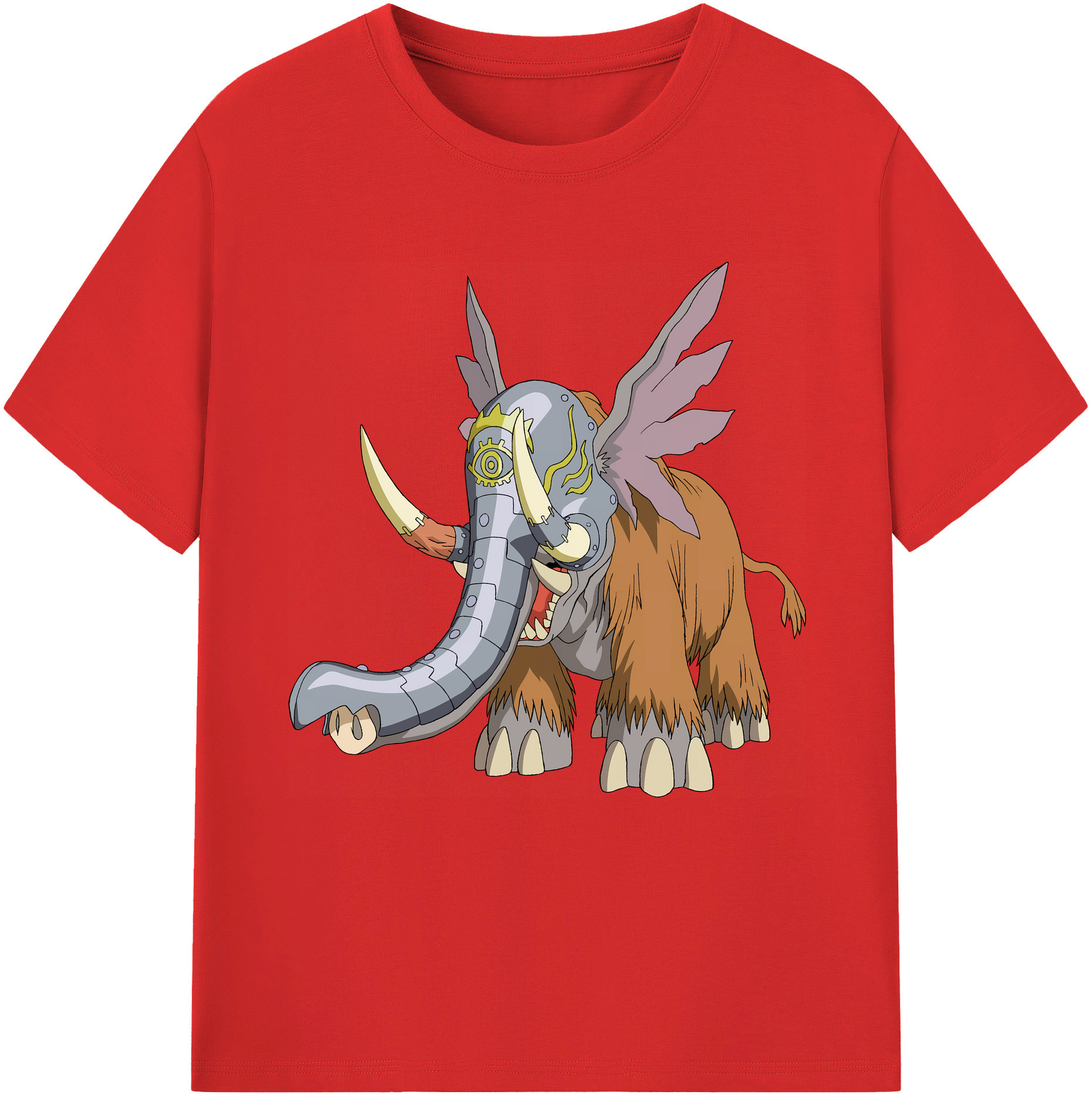 （画像用） Digimon デジタルモンスター/デジモン レディースカジュアルプリントTシャツ（綿100％）