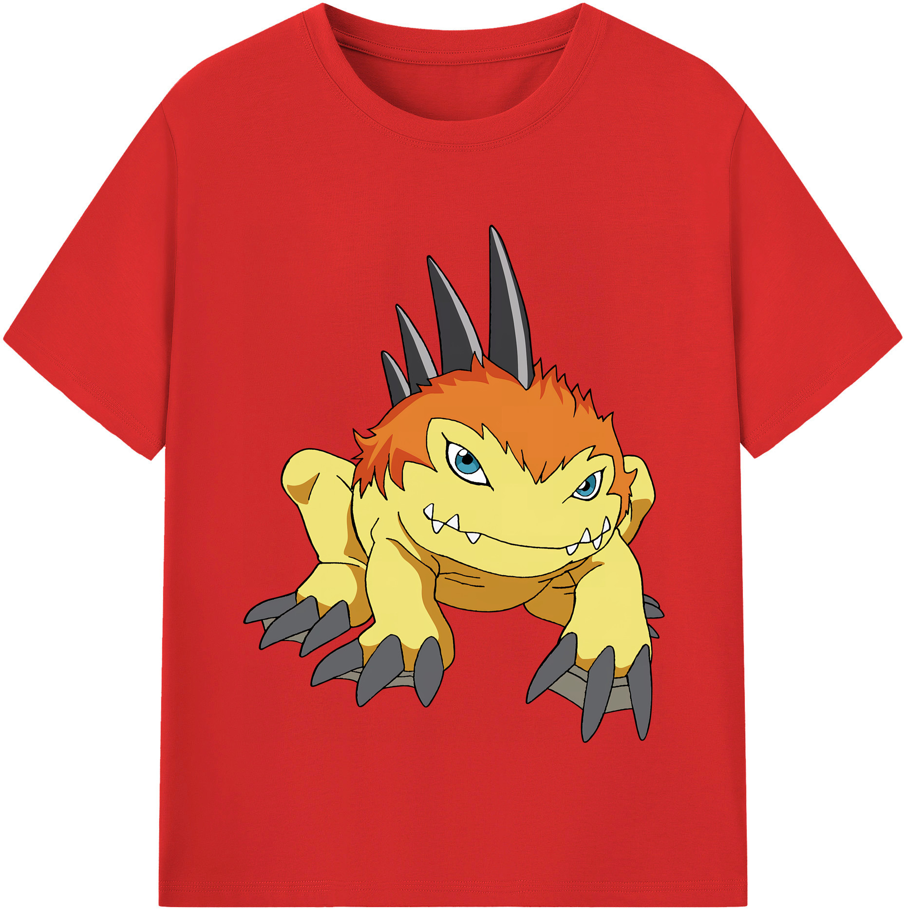 （画像用） Digimon デジタルモンスター/デジモン レディースカジュアルプリントTシャツ（綿100％）