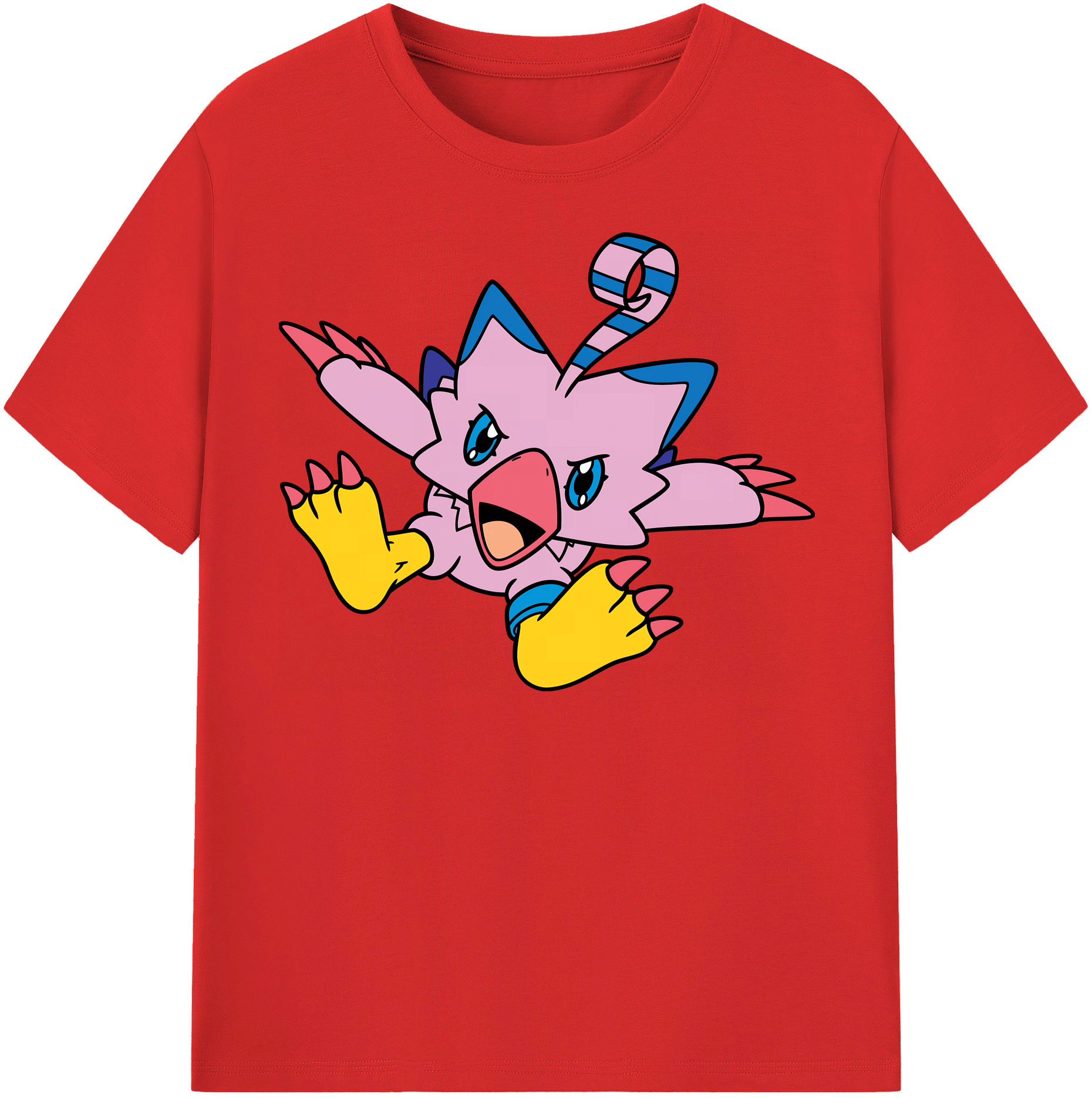 （画像用） Digimon デジタルモンスター/デジモン レディースカジュアルプリントTシャツ（綿100％）
