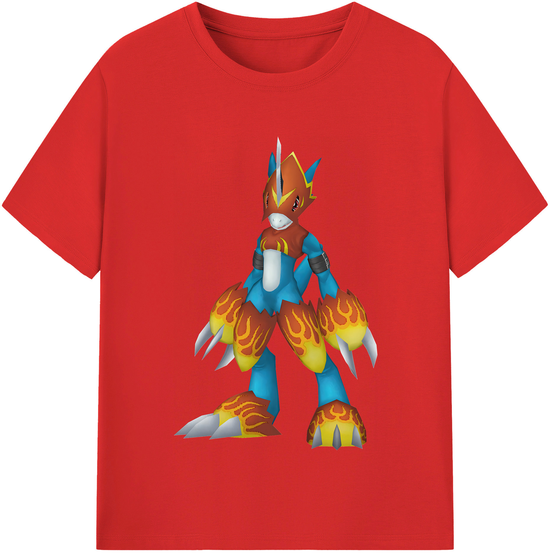 （画像用） Digimon デジタルモンスター/デジモン レディースカジュアルプリントTシャツ（綿100％）