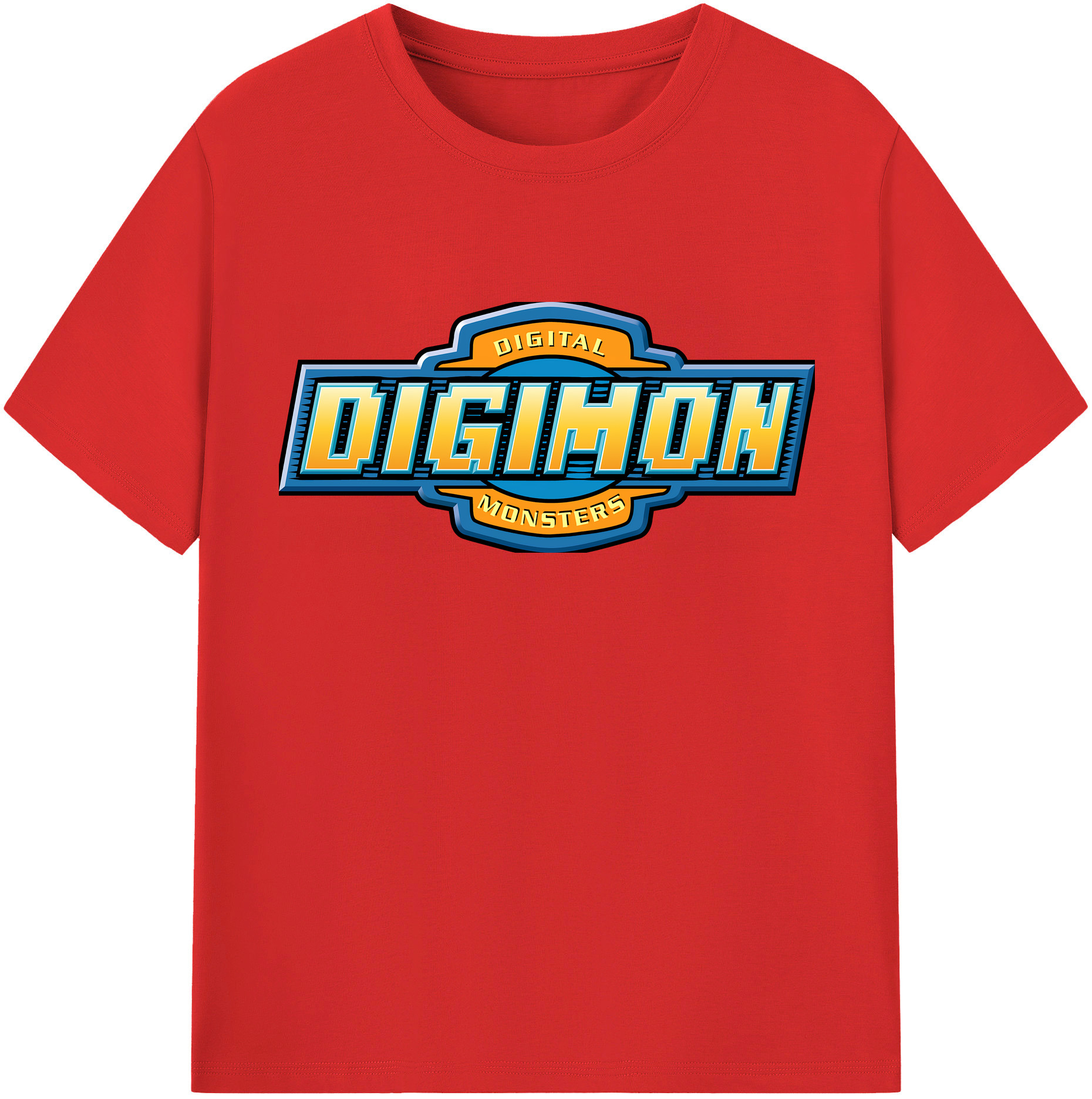 （画像用） Digimon デジタルモンスター/デジモン レディースカジュアルプリントTシャツ（綿100％）