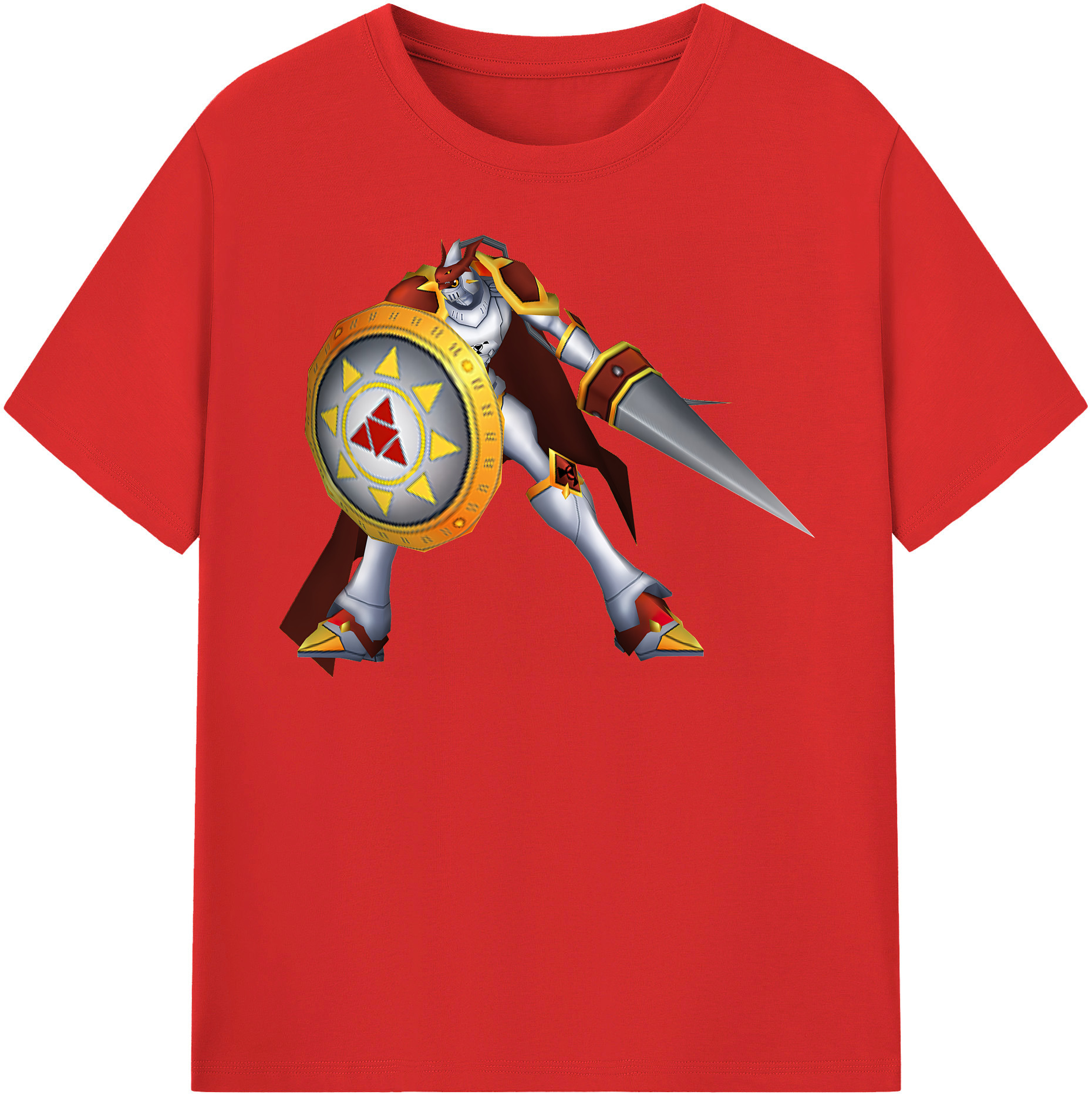 （画像用） Digimon デジタルモンスター/デジモン レディースカジュアルプリントTシャツ（綿100％）