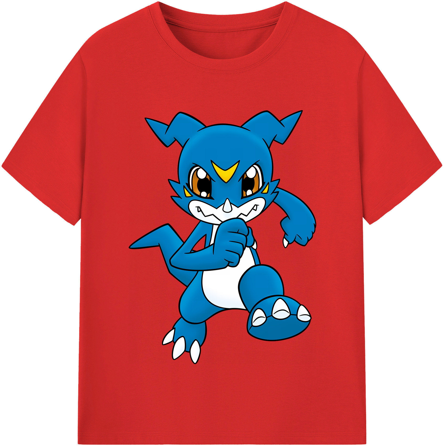 （画像用） Digimon デジタルモンスター/デジモン レディースカジュアルプリントTシャツ（綿100％）
