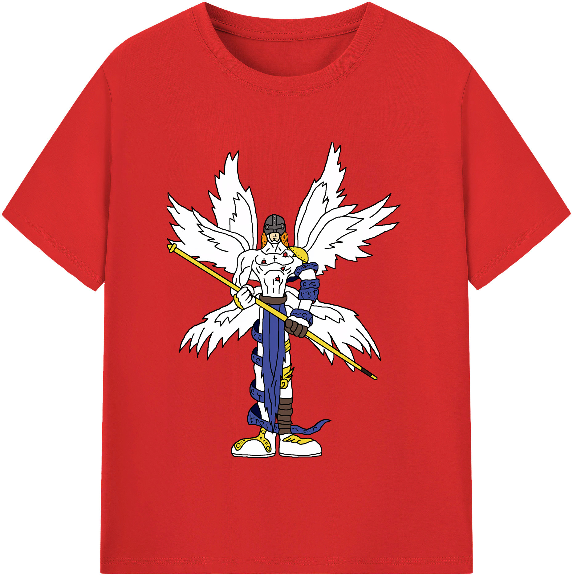 （画像用） Digimon デジタルモンスター/デジモン レディースカジュアルプリントTシャツ（綿100％）