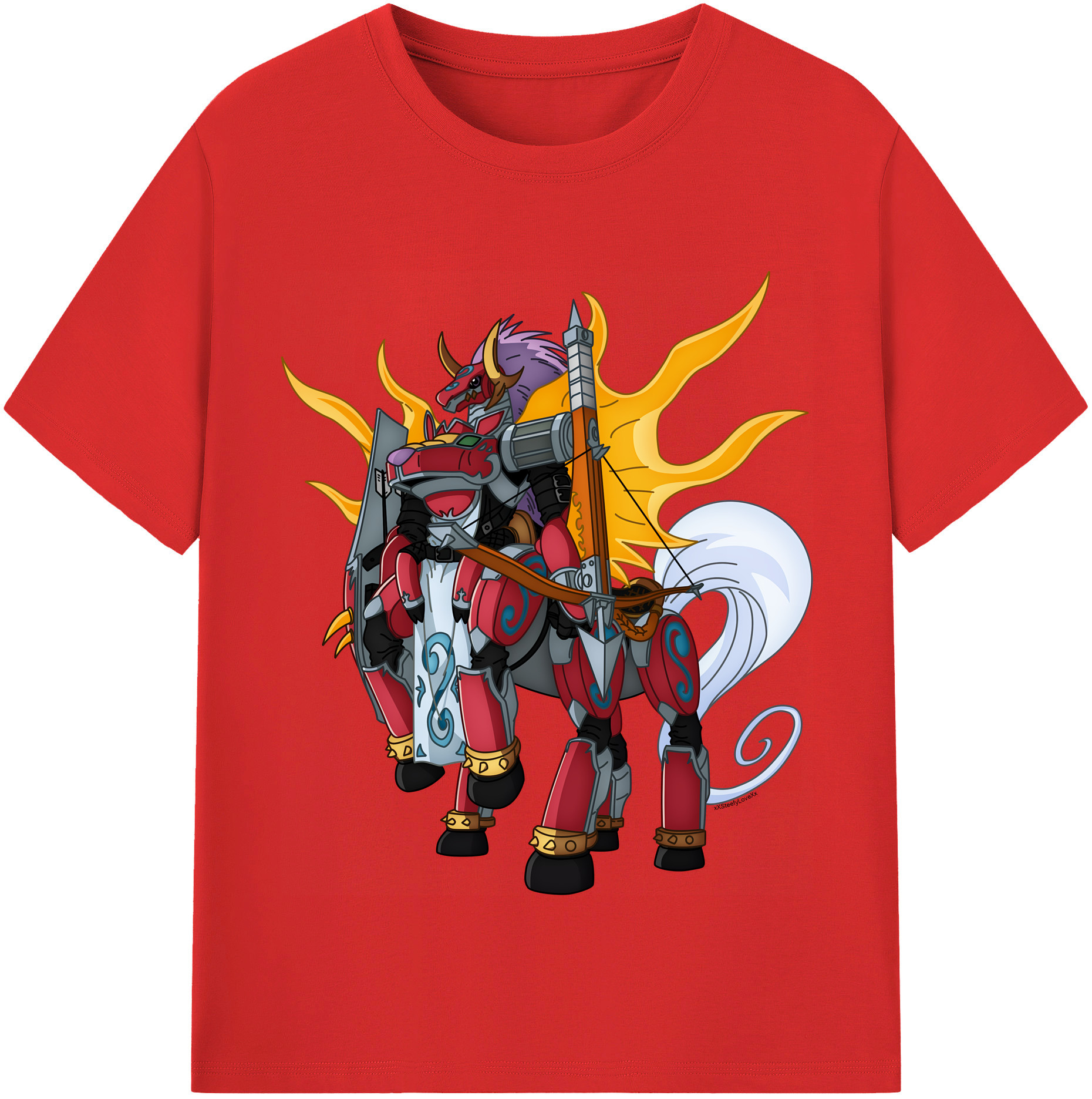 （画像用） Digimon デジタルモンスター/デジモン レディースカジュアルプリントTシャツ（綿100％）