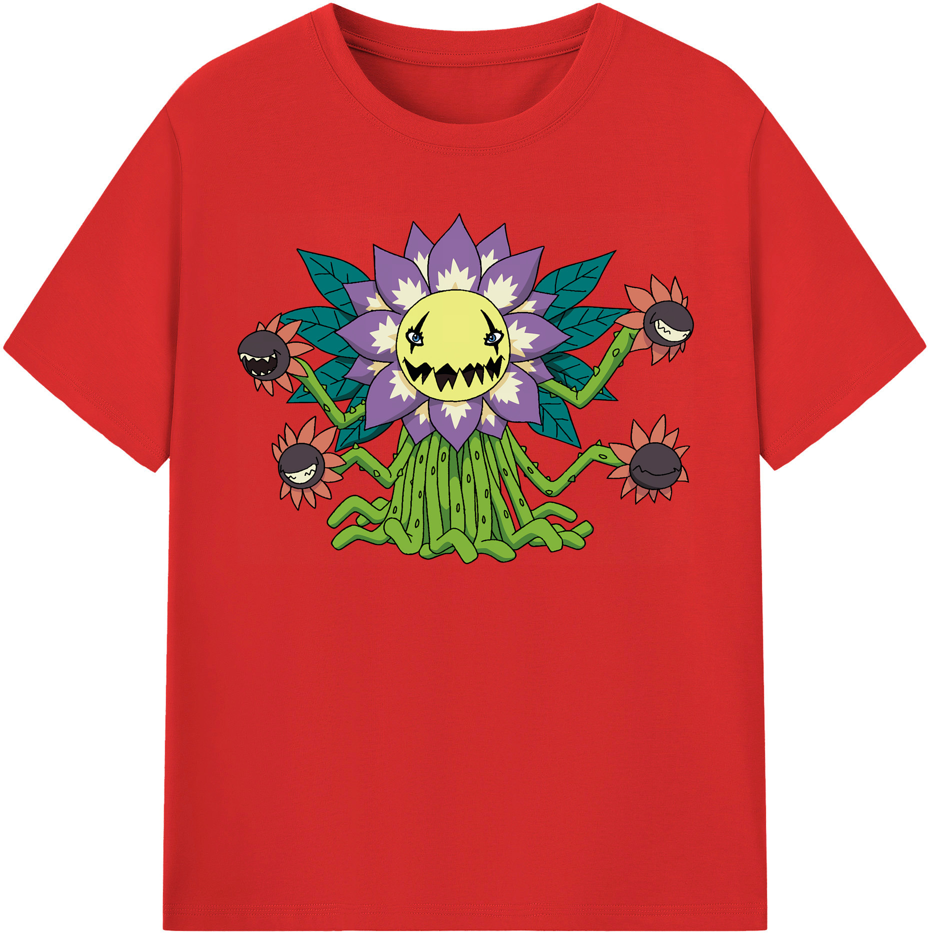 （画像用） Digimon デジタルモンスター/デジモン レディースカジュアルプリントTシャツ（綿100％）