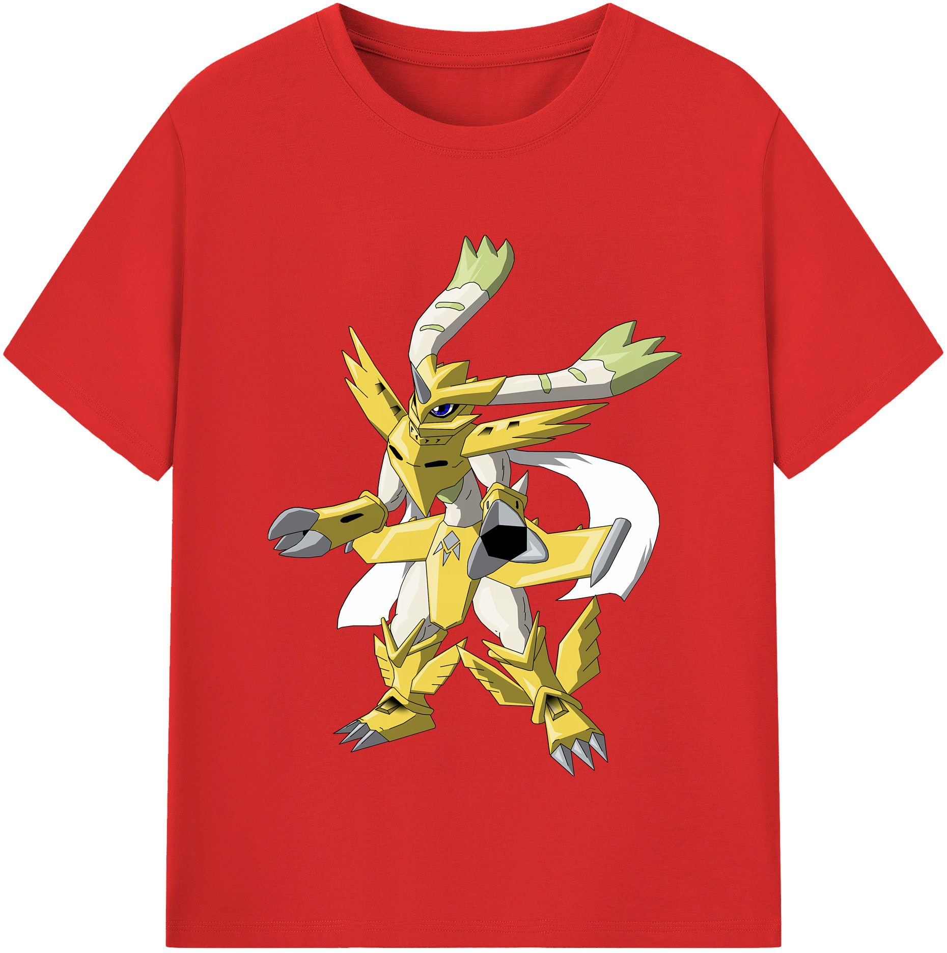（画像用） Digimon デジタルモンスター/デジモン レディースカジュアルプリントTシャツ（綿100％）