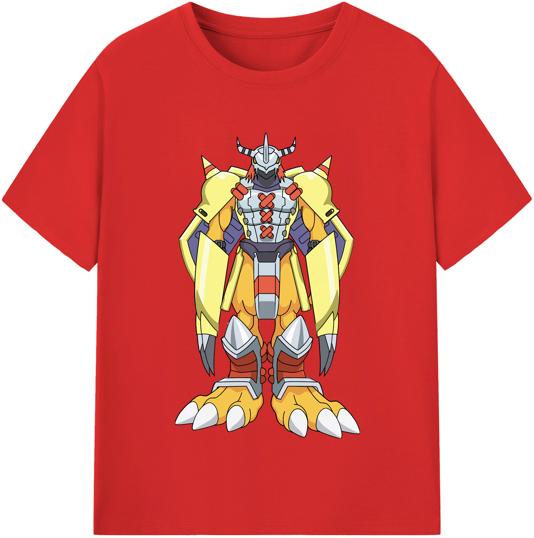 （画像用） Digimon デジタルモンスター/デジモン レディースカジュアルプリントTシャツ（綿100％）