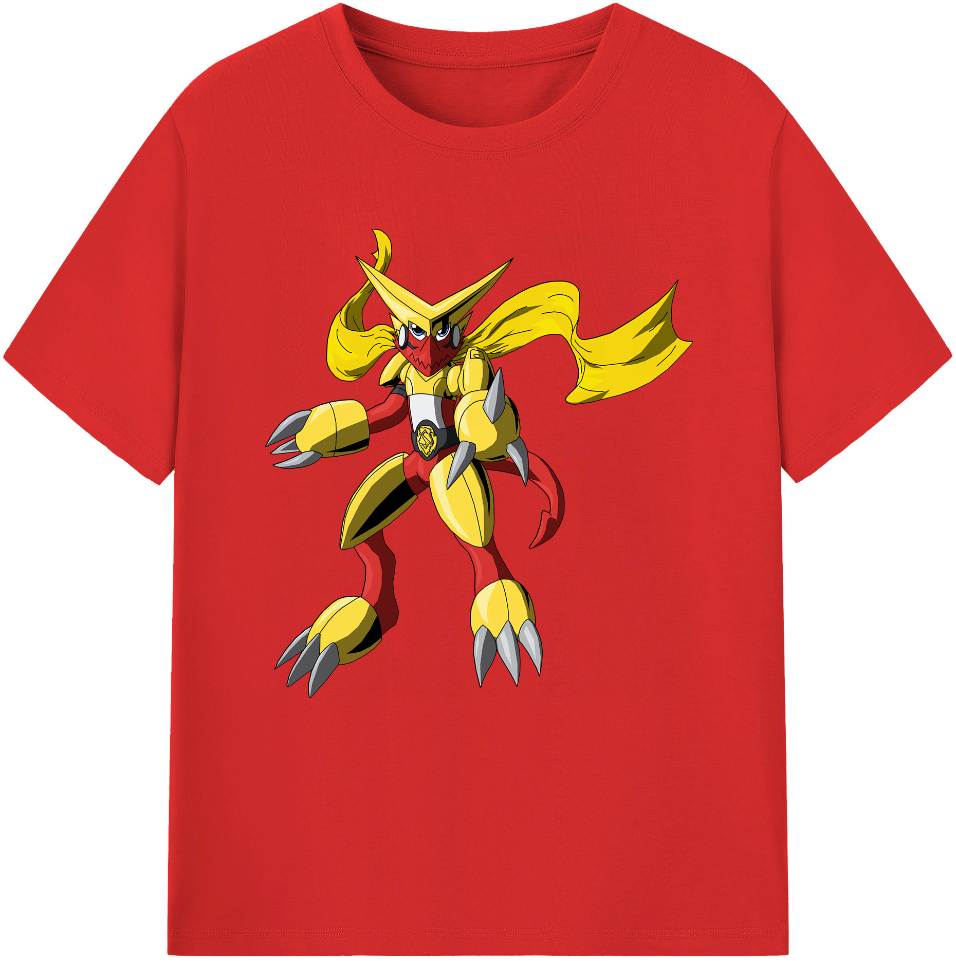 （画像用） Digimon デジタルモンスター/デジモン レディースカジュアルプリントTシャツ（綿100％）
