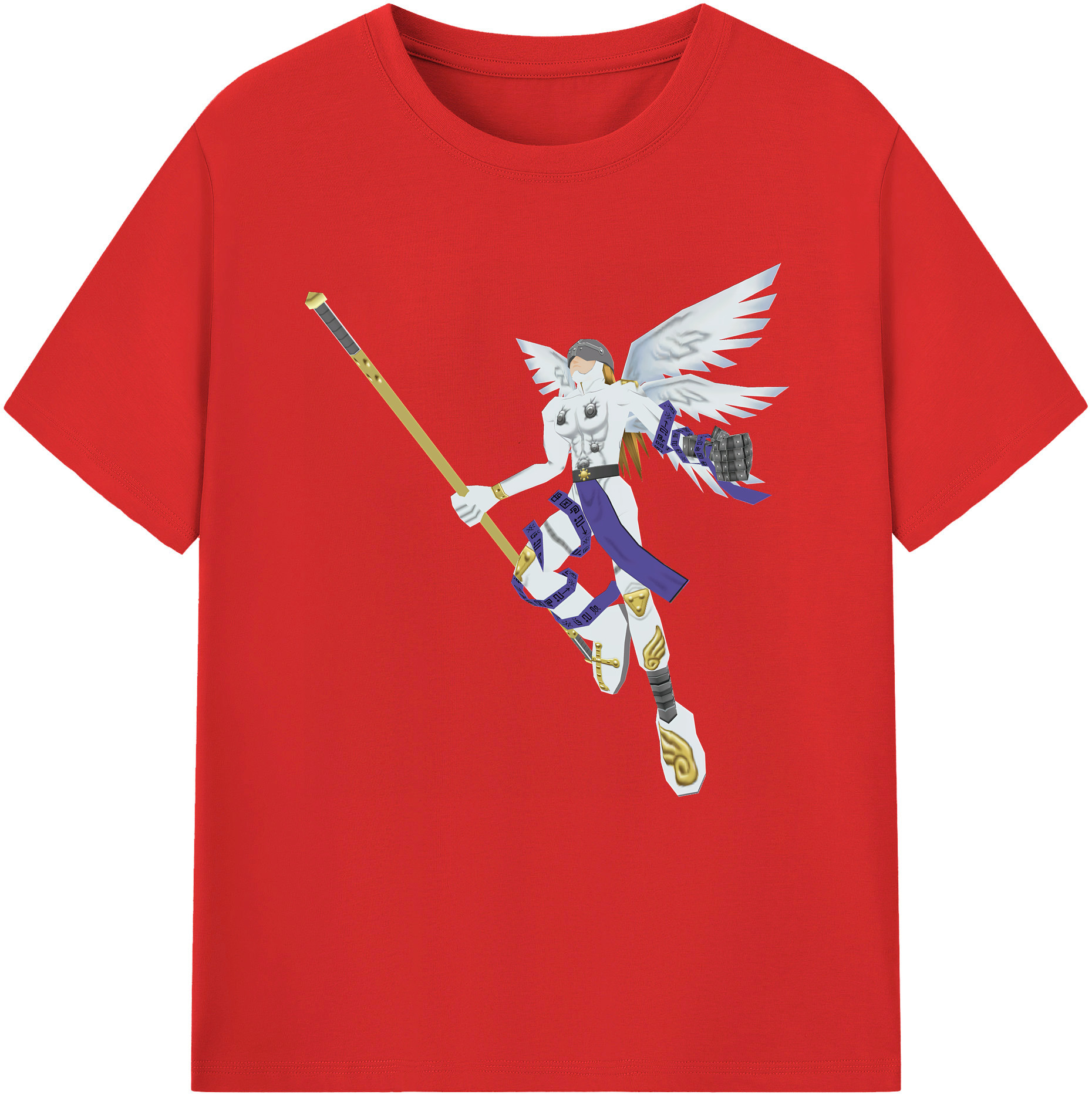 （画像用） Digimon デジタルモンスター/デジモン レディースカジュアルプリントTシャツ（綿100％）