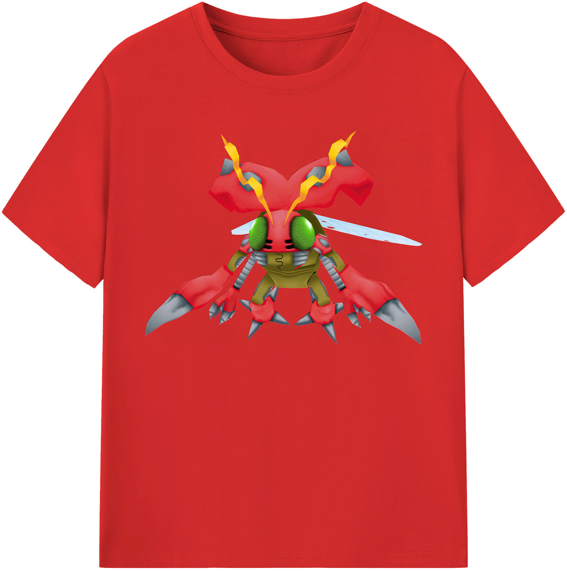 （画像用） Digimon デジタルモンスター/デジモン レディースカジュアルプリントTシャツ（綿100％）