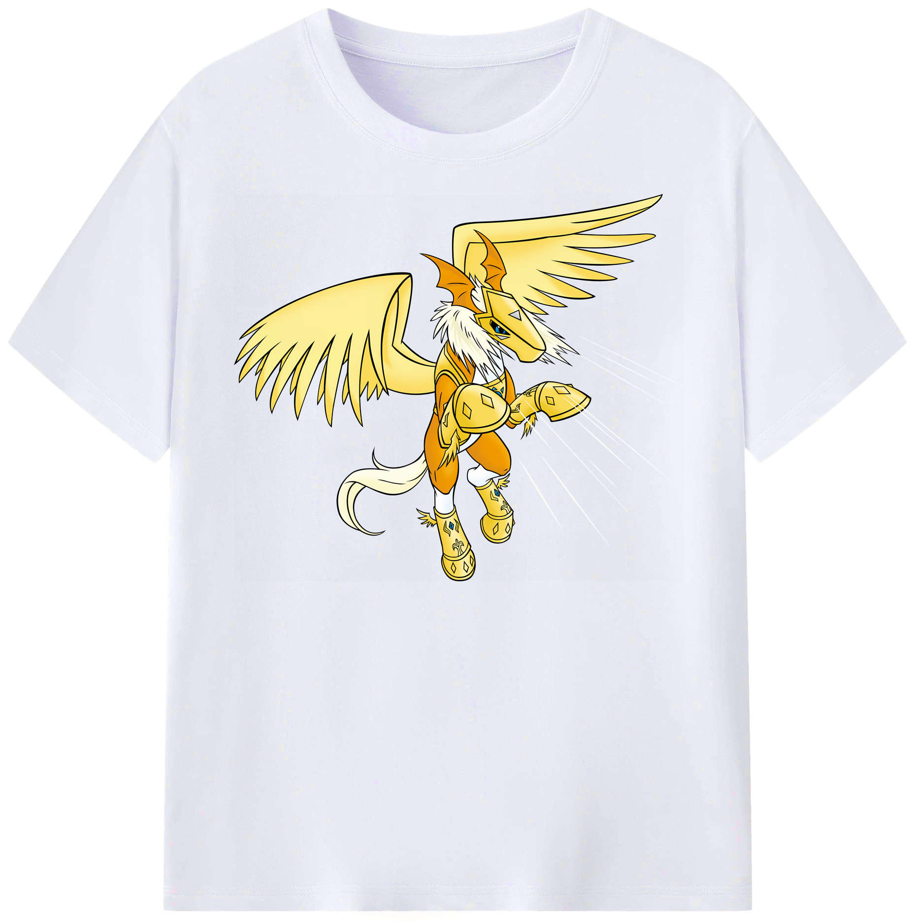 （画像用） Digimon デジタルモンスター/デジモン レディースカジュアルプリントTシャツ（綿100％）